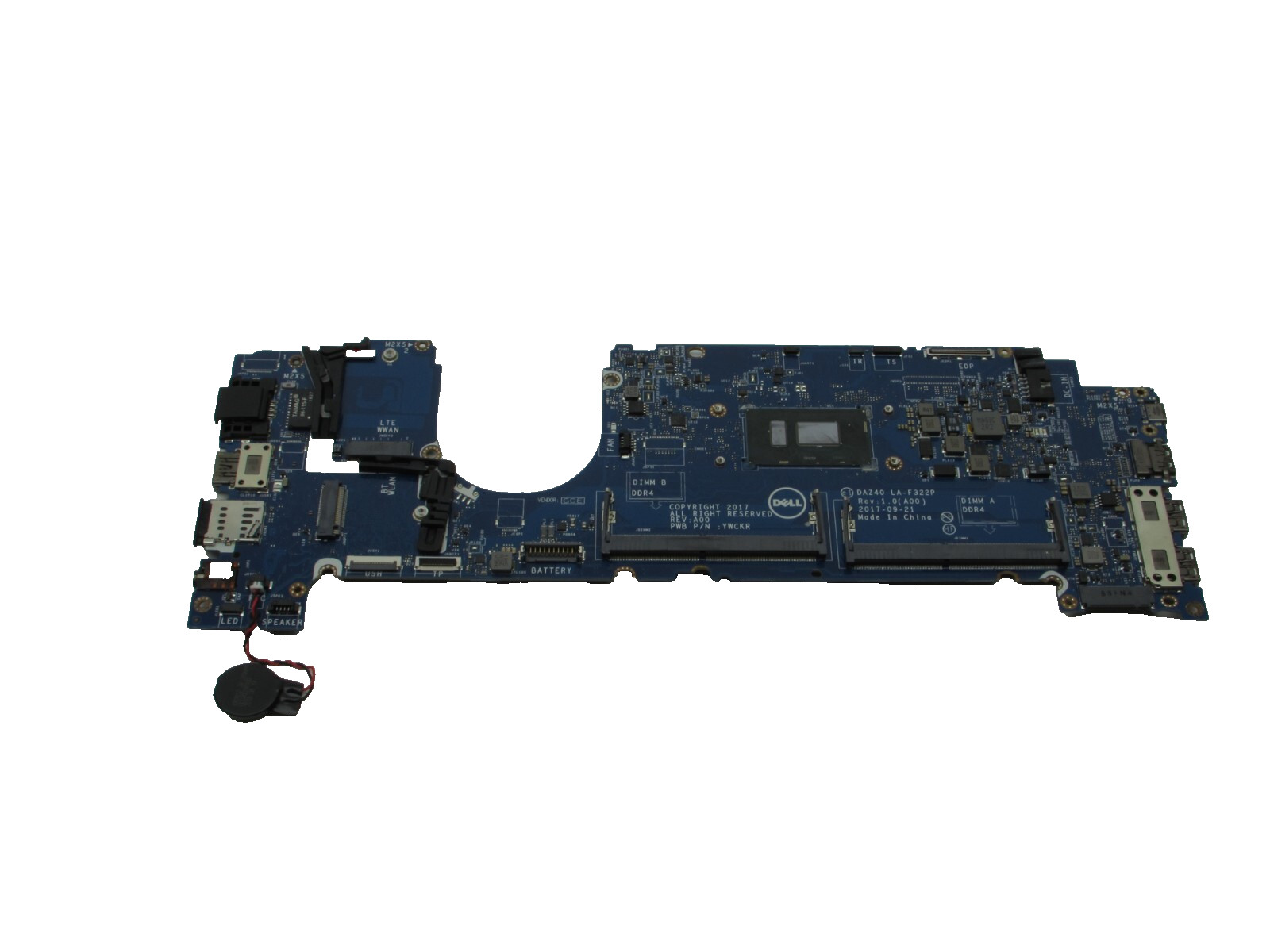 Dell Latitude 7490 14″ Intel i7-8650U 1.9GHz Motherboard LA-F322P 2XPCX AS IS