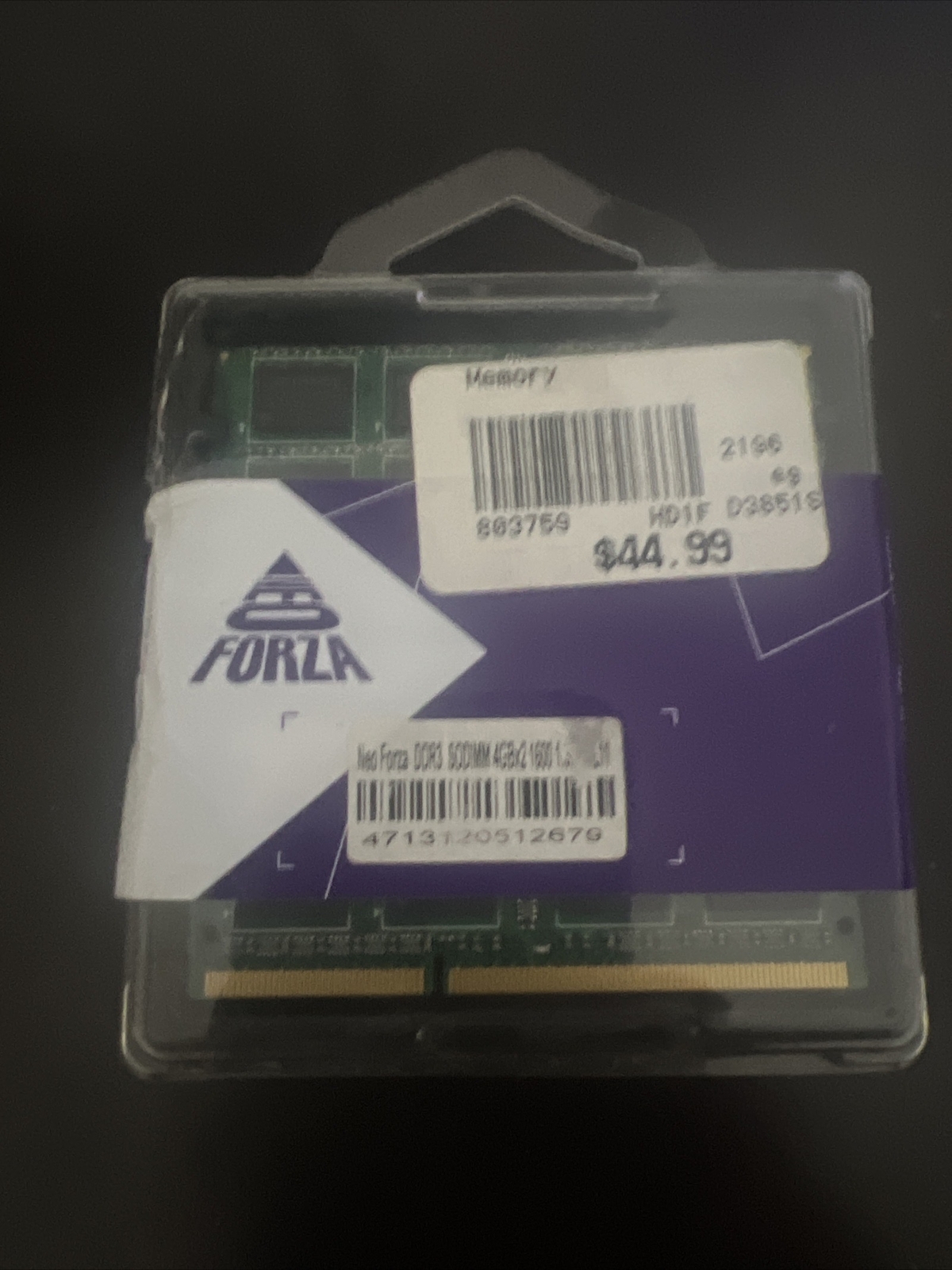 NEO FORZA DDR3 SO-DIMM 4GBx2 CL 11 (NMSO380D81-1600CA20) *NEW*SEALED*