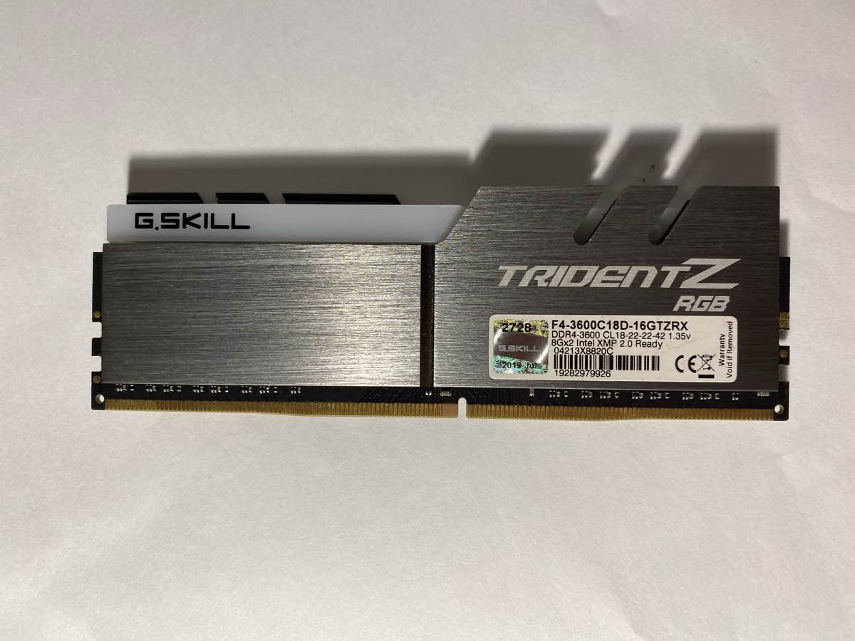 G.Skill Trident Z RGB 16GB DDR4 3600MHz F4-3600C18D-16GTZRX RAM
