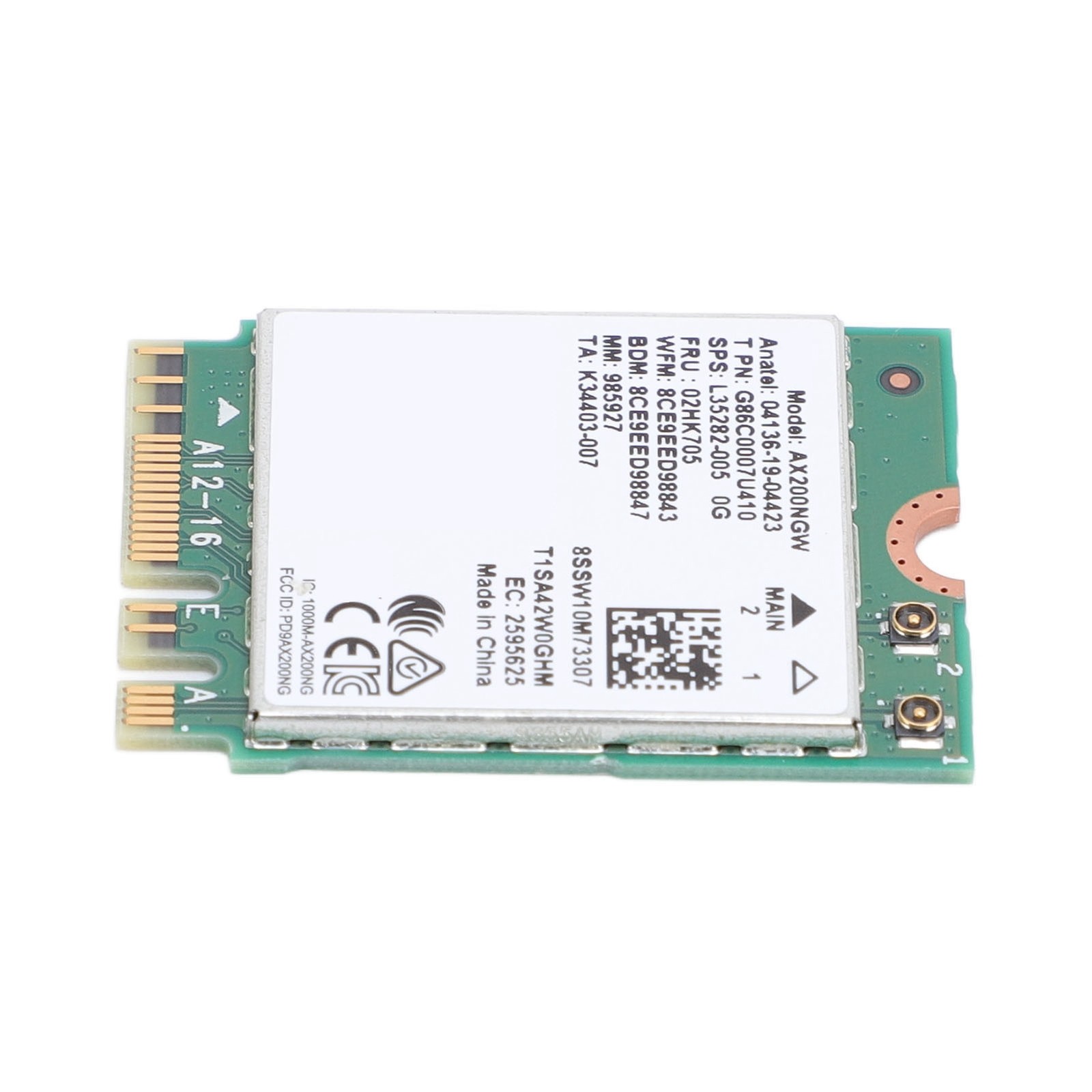 Wireless Card For AX200NGW 2.4GHz 5GHz Double Band Gigabit Bluetooth 5.2 WP ZXSL