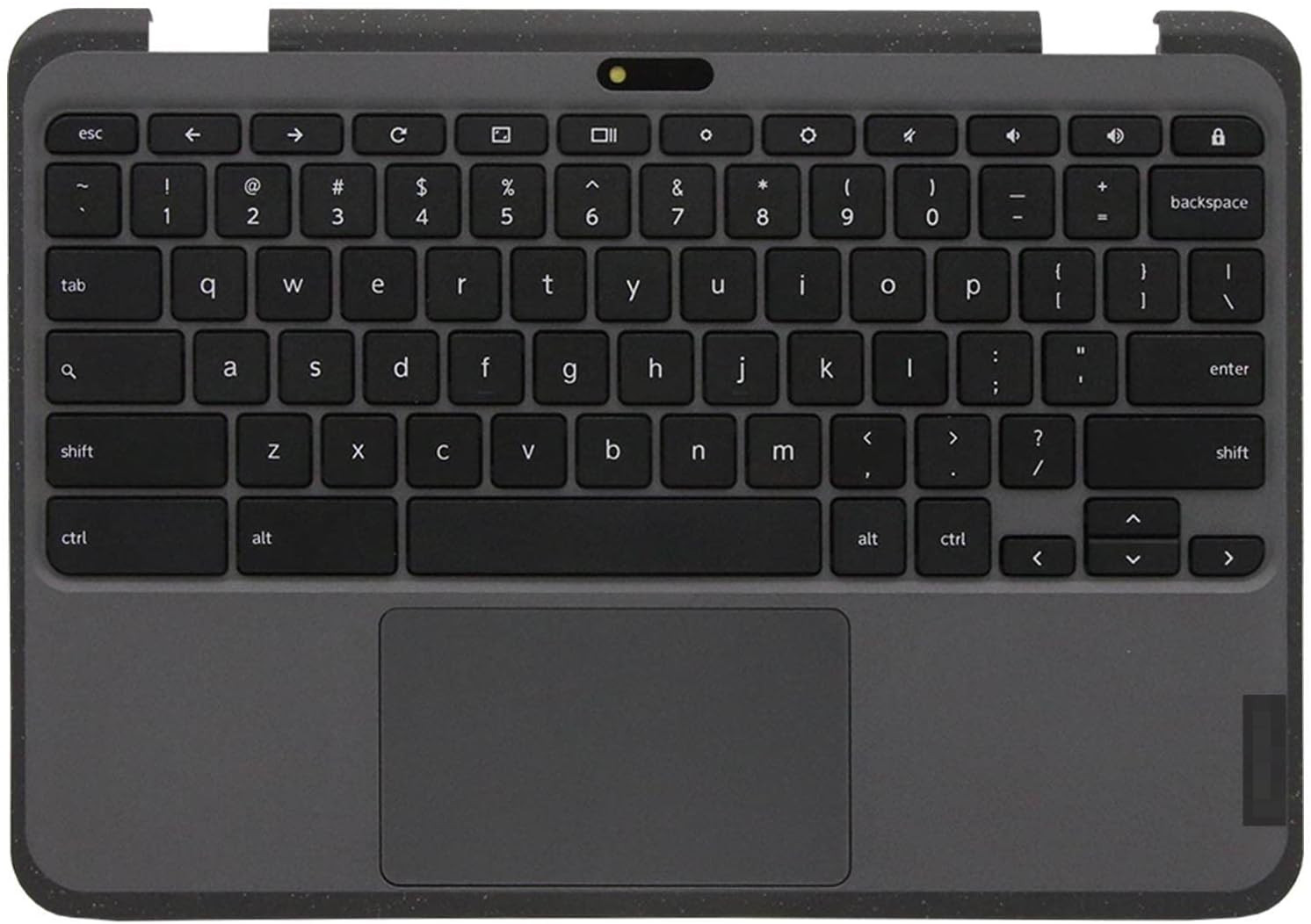 Laptop Palmrest Upper Case Top Cover with US Keyboard Touchpad Assembly Replacem