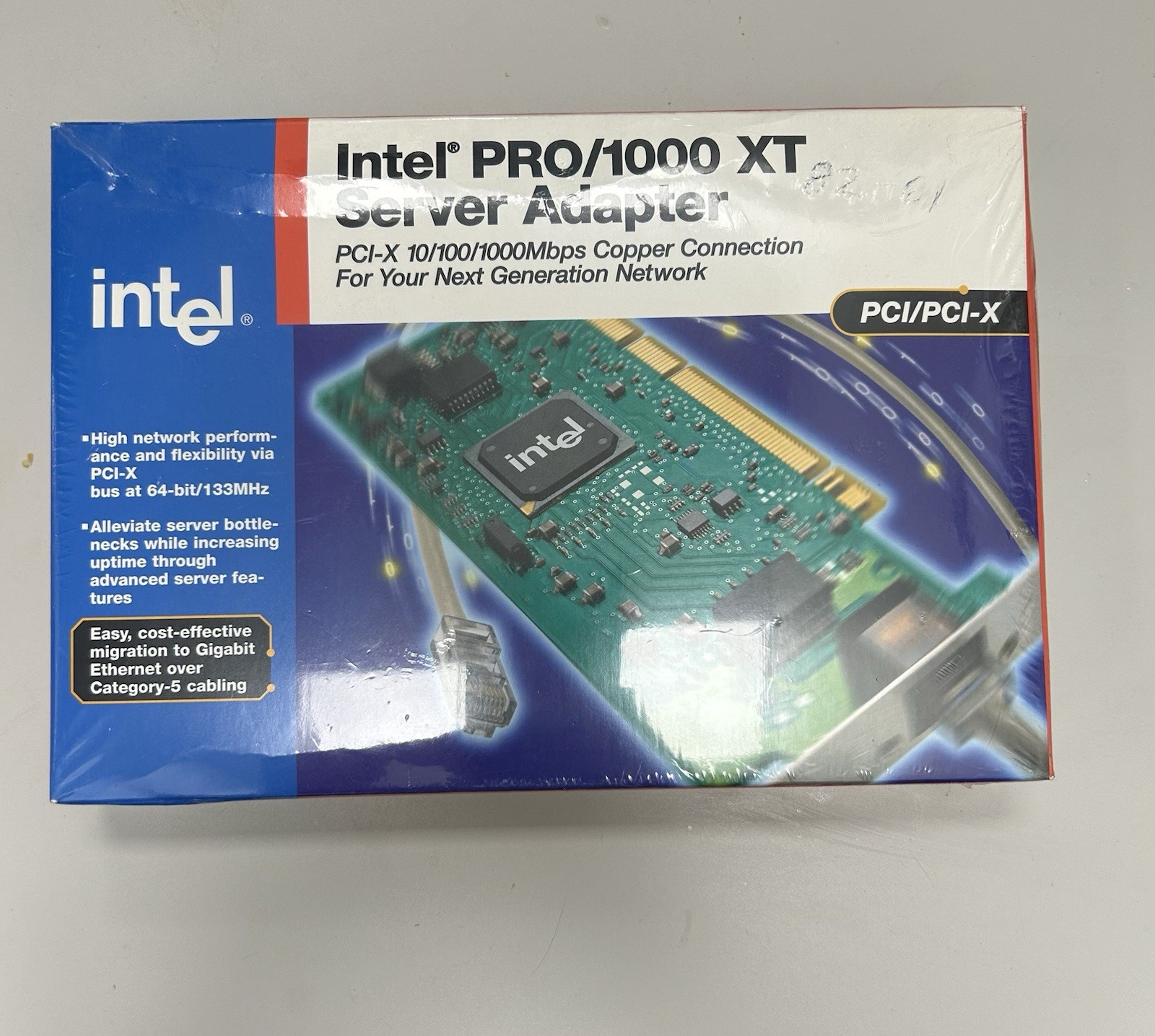 Intel Pro/1000 XT High-Performance Server Adapter RJ45 PCI/PCI-X 64Bit 133MHz