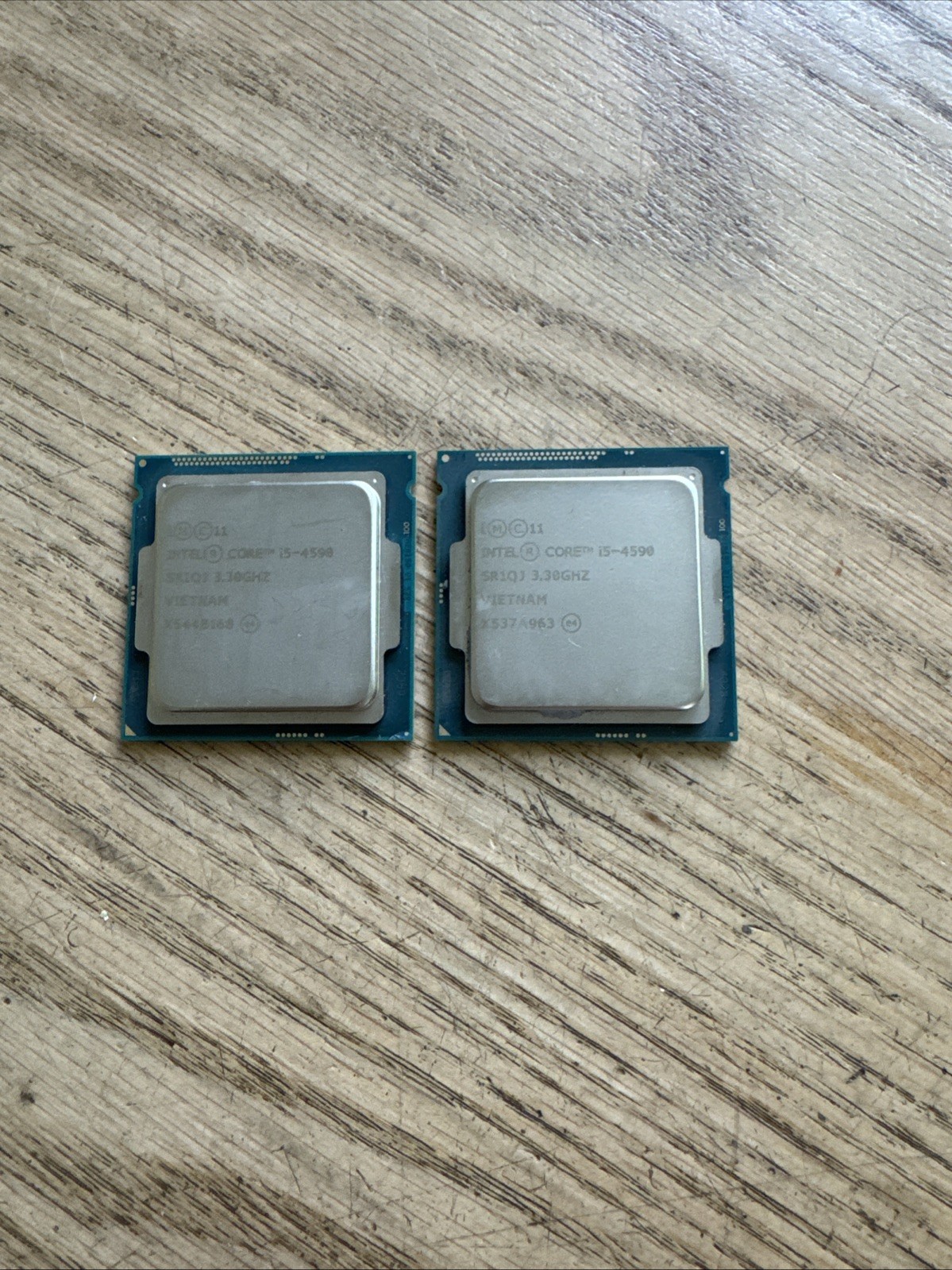 Lot of 2 Intel Core i5-4590 3.3 GHz 5 GT/s LGA 1150 Desktop Processor CPU SR1QJ