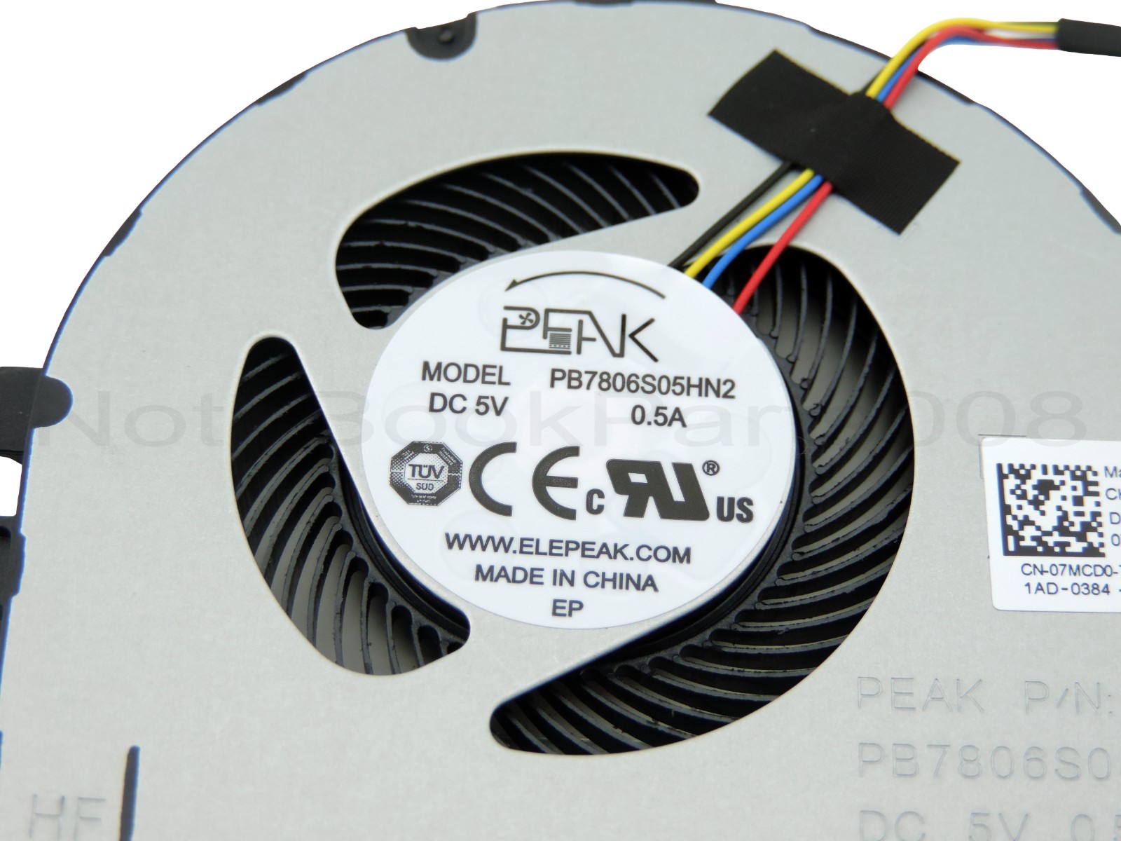 Genuine For Dell Inspiron 15 3501 3505 3595 3585 3593 CPU Cooling Fan 7MCD0