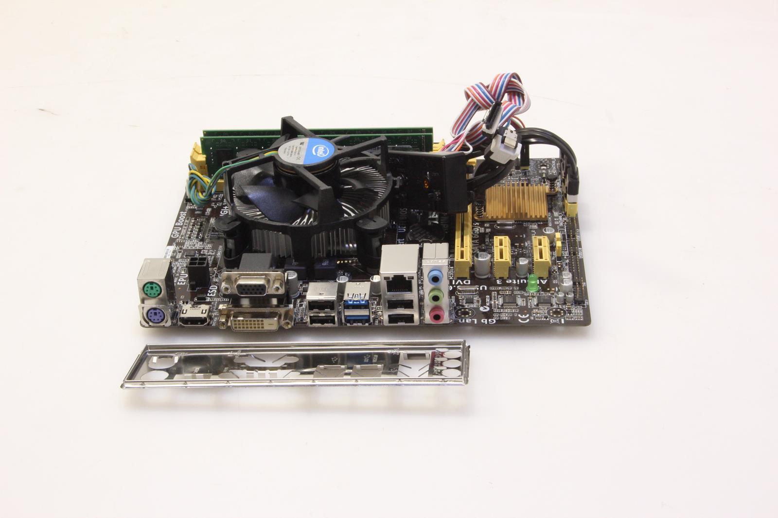 Asus H81M-A Motherboard LGA 1150 M-ATX Intel W/ I5-4570 3.2GHz,8GB RAM.SKU220199
