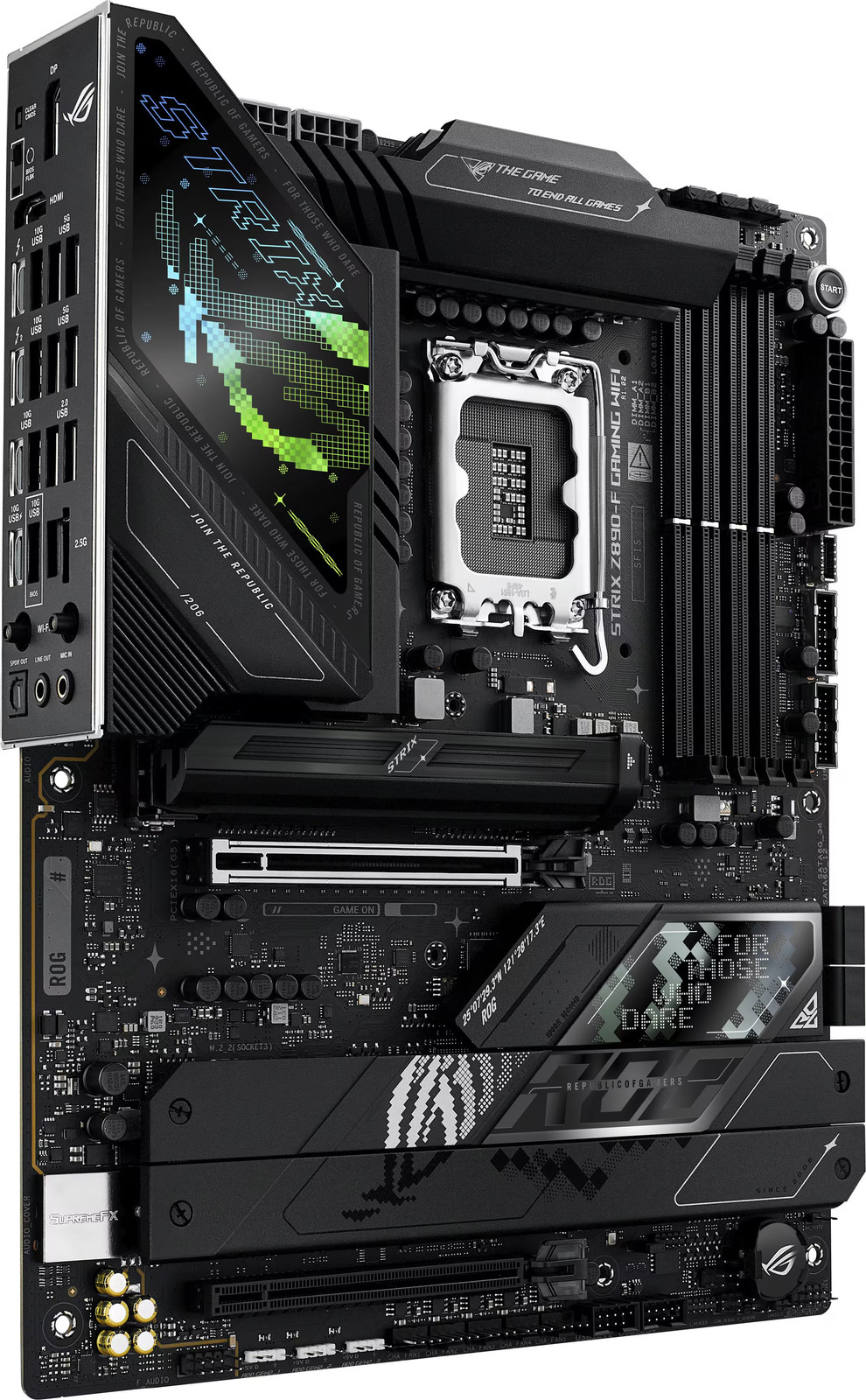ASUS – ROG STRIX Z890-F GAMING WIFI (Socket LGA 1851) Intel Z890 ATX DDR5 Wi-…