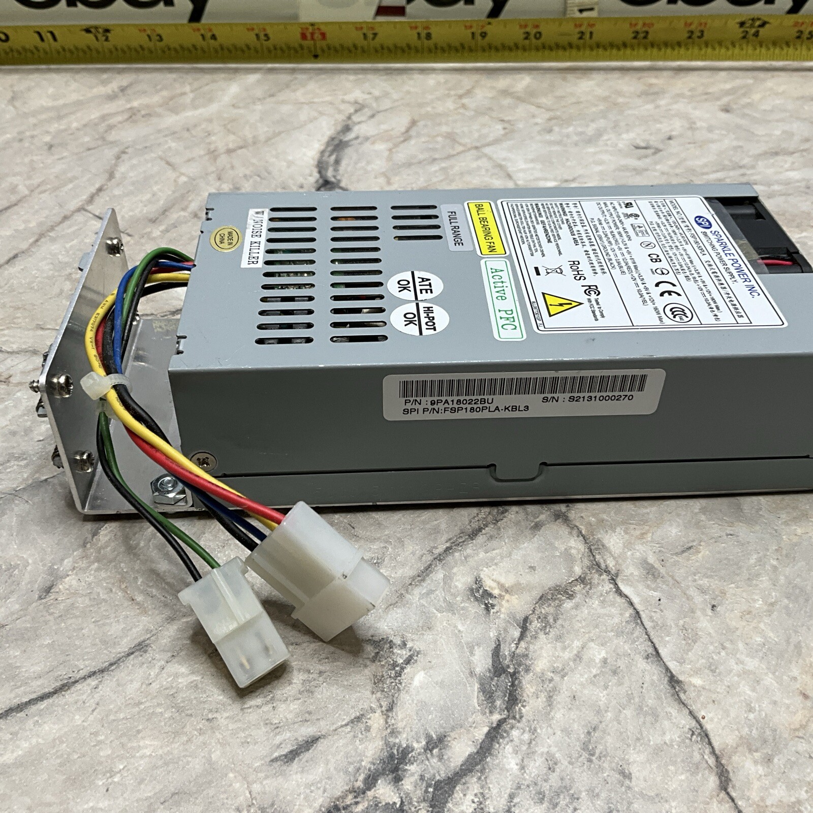 SPI FSP180-50PLA SWITCHING Power Supply ATX-20 1U BALL BEARING FAN FULL RANGE