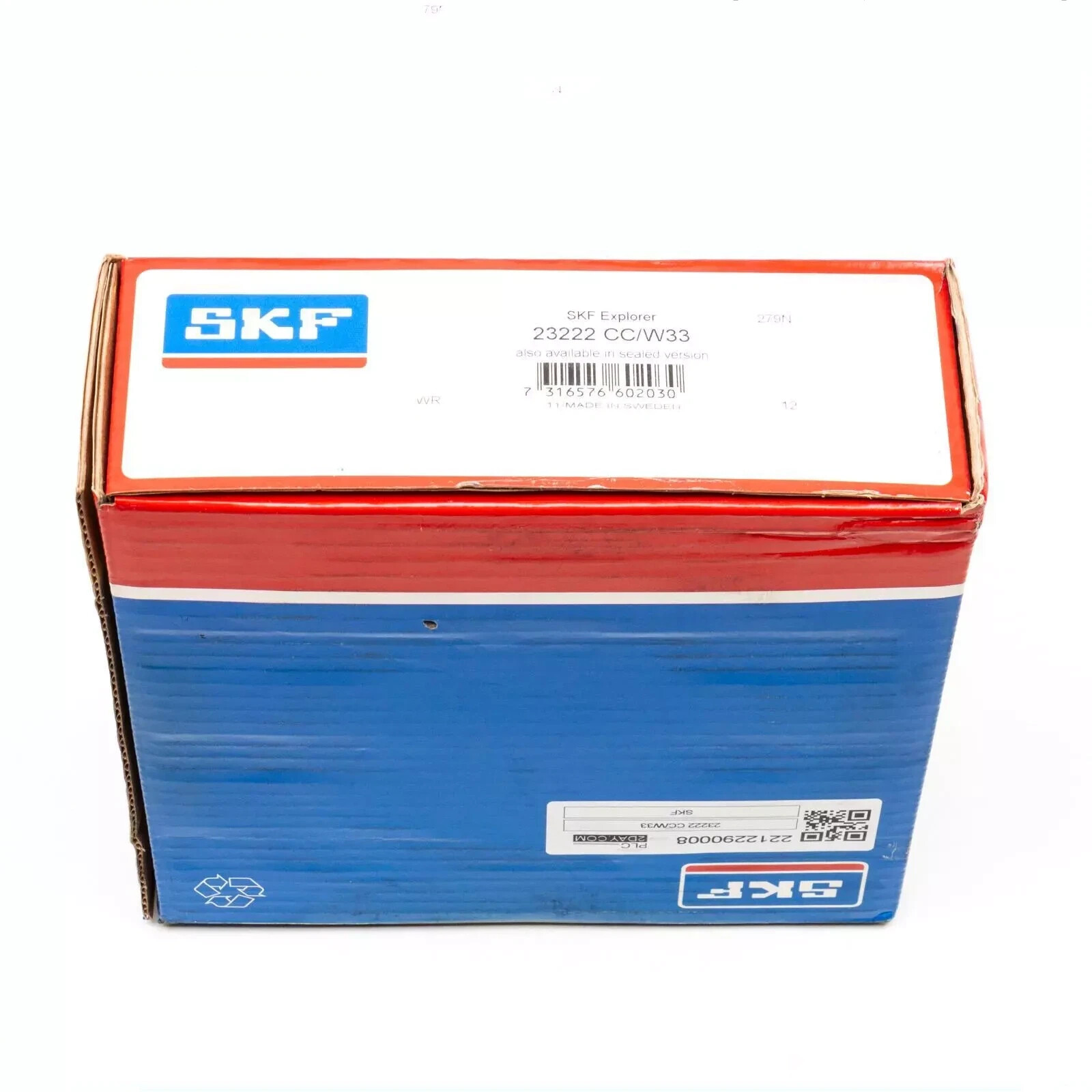 NEW SKF 23222 CC/W33 spherical roller bearing 1PCS FedEx or DHL