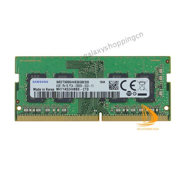 Samsung 4GB 1RX16 PC4-21300 DDR4 2666MHz 1.2V SODIMM Memory RAM PC4-2666V-SC0-11