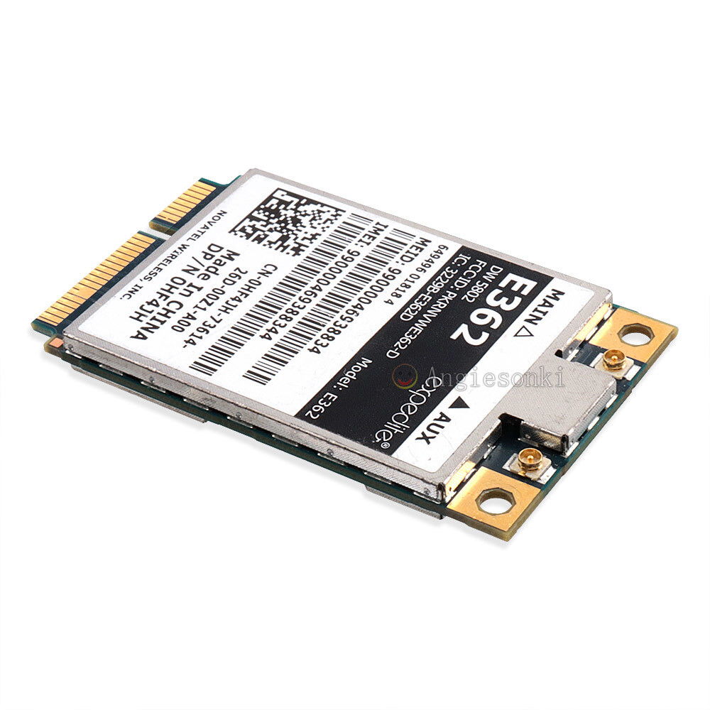 Dell 0HF4JH Wireless DW5802 LTE/WWAN Mobile Broadband E362 Mini PCIE 4G Card