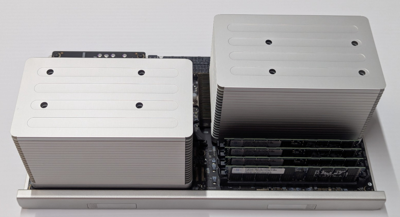 2010-2012 Mac Pro A1289 CPU Upgrade Tray 3.46 12 Core Dual X5690 128GB 1333 Ram