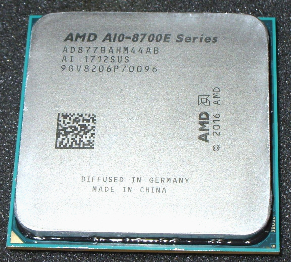 AMD A10-8700E 2.8GHz QUAD CORE PROCESSOR, AD877BAHM44AB, AM4, US SELLER