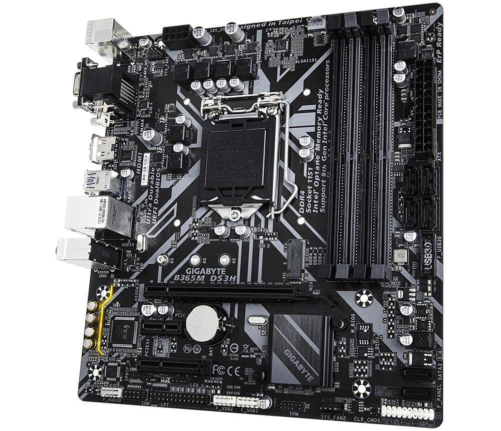 GIGABYTE B365M DS3H (LGA1151/Intel/Micro ATX/USB 3.1 Gen 1 USB3.0 Type A/DDR4