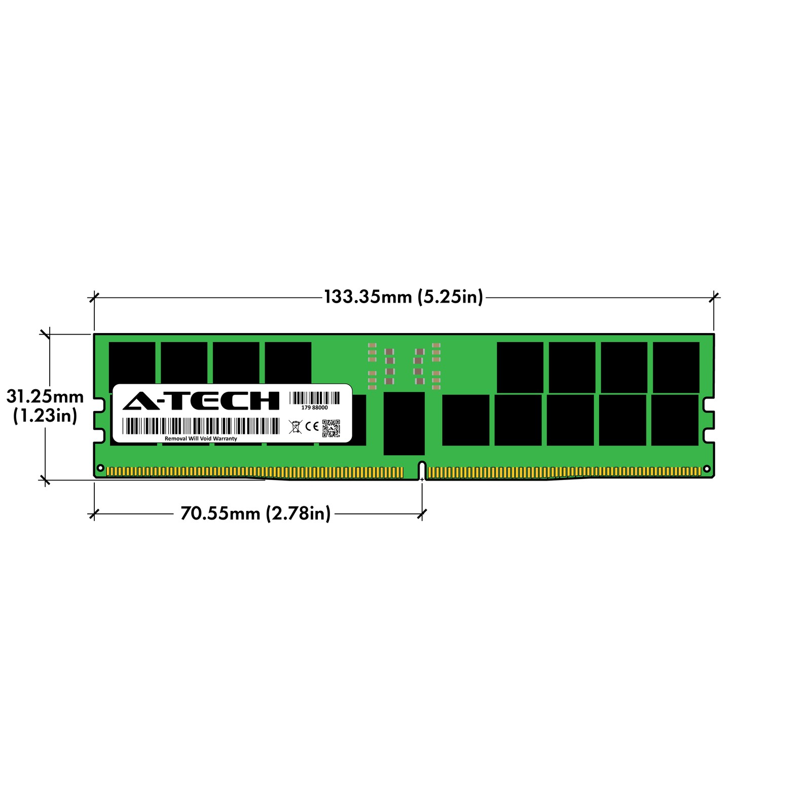 64GB 2x32GB PC5-4800 EC4 RDIMM Lenovo ThinkSystem SR630 V3 SR645 V3 Memory RAM
