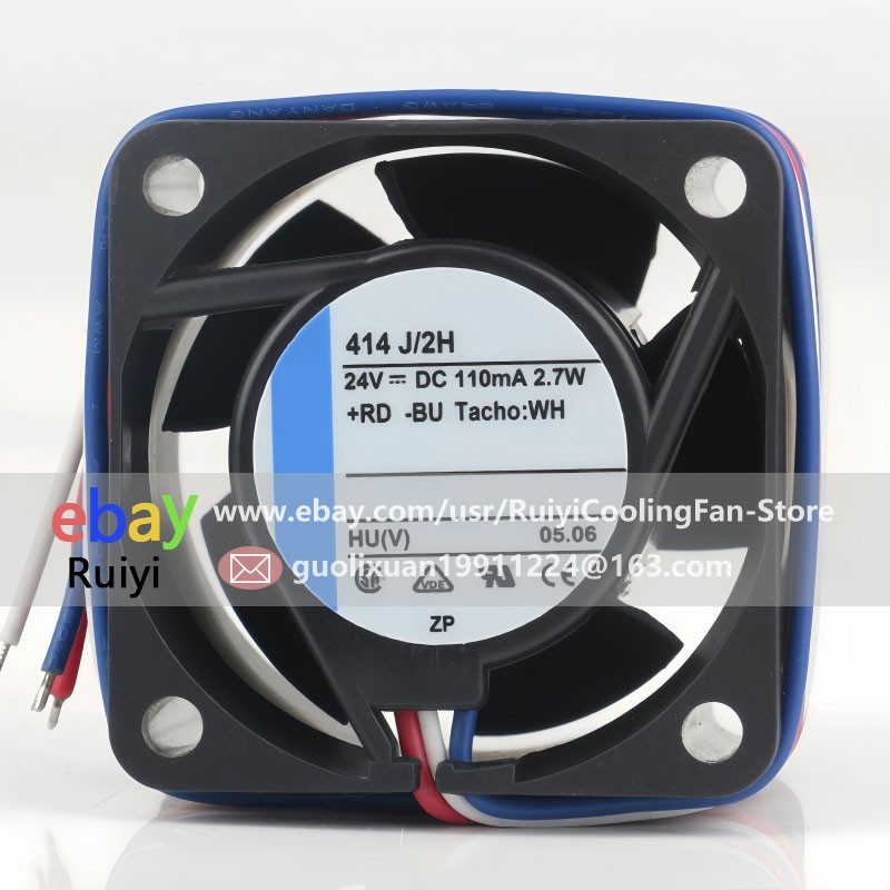 414J/2H DC24V 110mA 2.7W 4025 40X40X25MM 4CM 3wire high-end inverter Cooling Fan