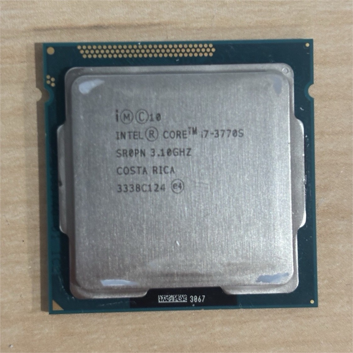Intel Core i7-3770S 3.10GHz Quad-Core SR0PN CPU 3rd Gen Processor CLEAN