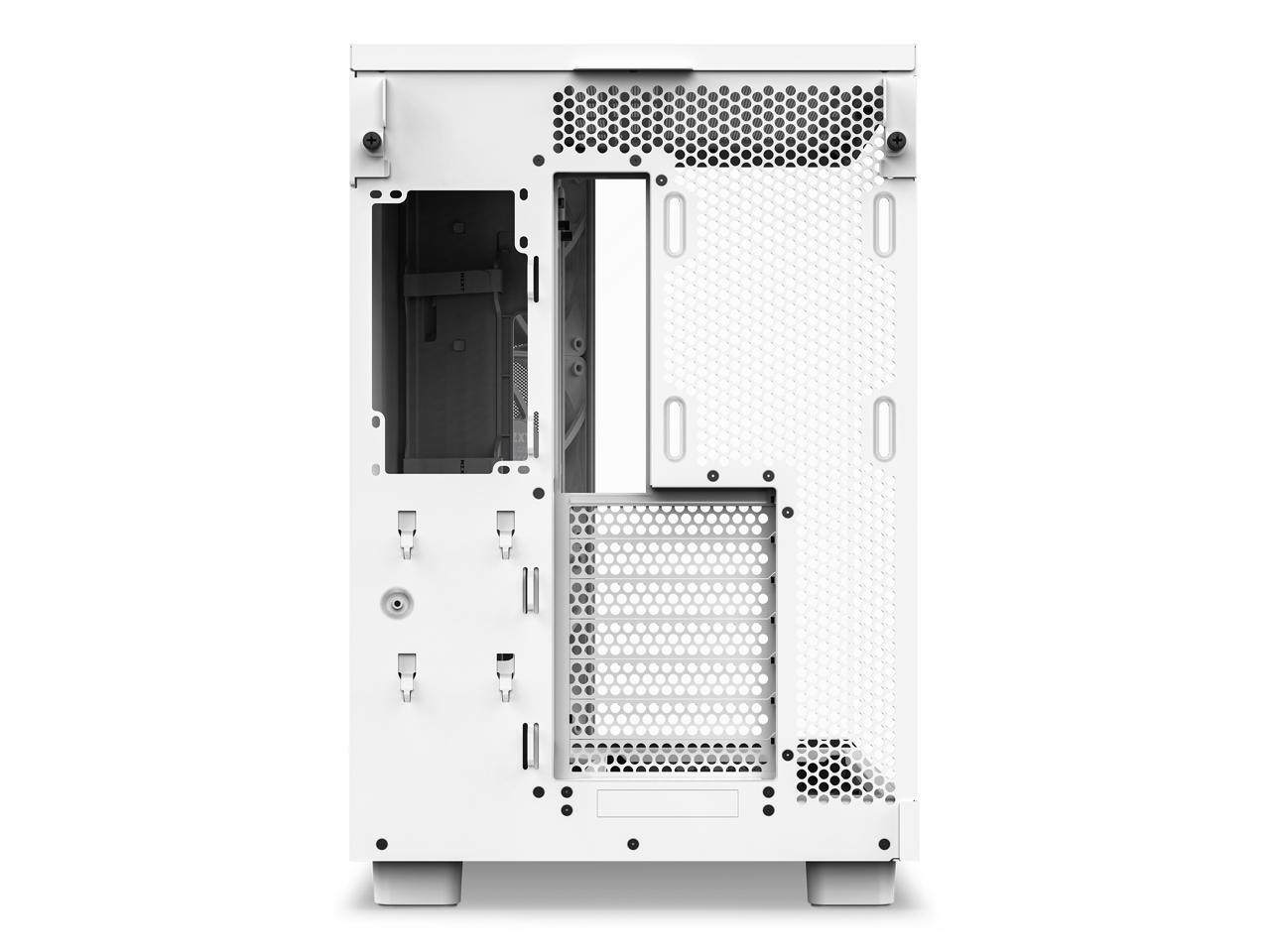 NZXT H6 FLOW – Compact Dual-Chamber Mid-Tower Airflow ATX PC Case, White