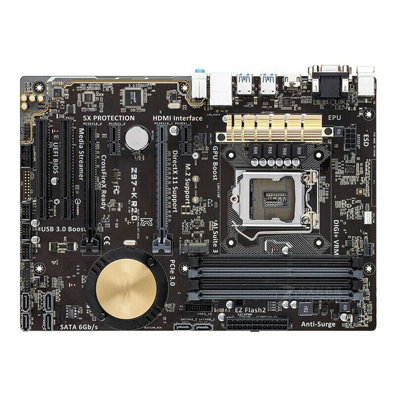 ASUS Z97-K R2.0 Motherboard LGA 1150 DDR3 RAM VGA DVI HDMI M.2 SATA III USB 3.0