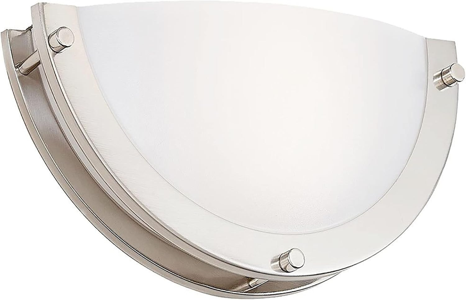 Dimmable 12″ LED Wall Sconce, Adjustable Color Temp, Brushed Nickel Finish