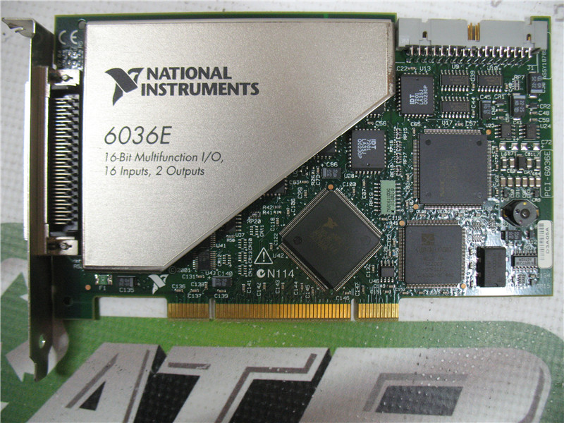National Instruments PCI-6036E NI DAQ Card 16-Bit Analog Multifunction Untested.