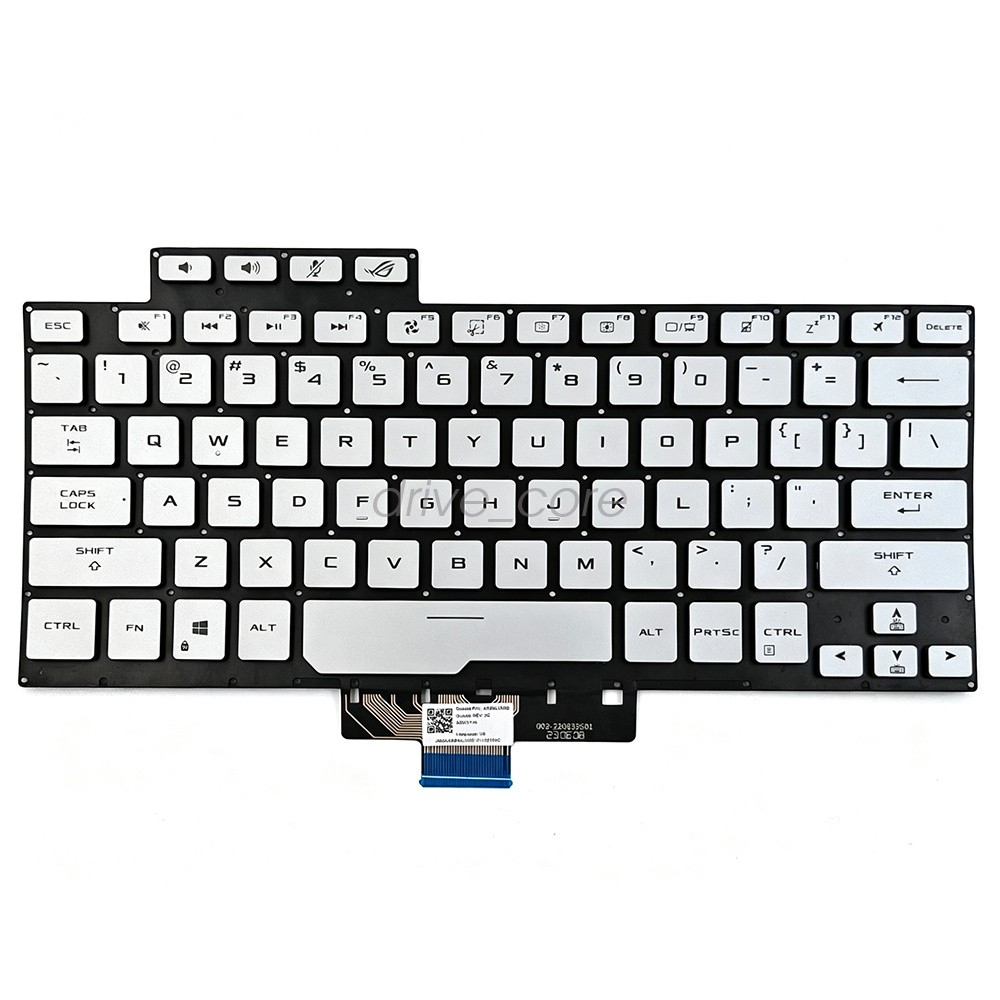 New ASUS ROG Zephyrus G14 GA401 GA401M GA401U GA401Q GA401IV Backlit Keyboard