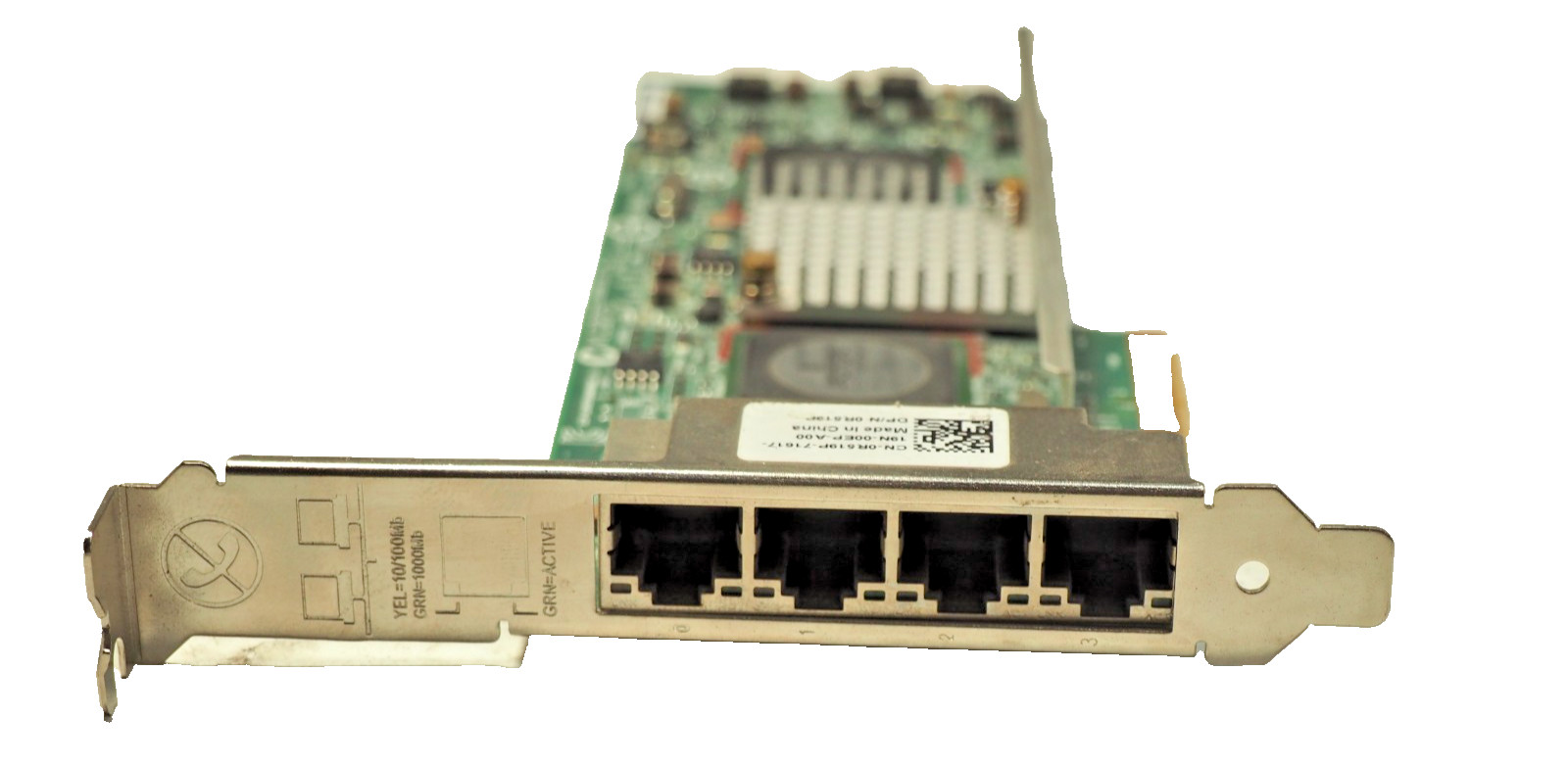 Dell R519P Broadcom BCM5709 Quad Port 1Gb RJ45 Ethernet Adapter