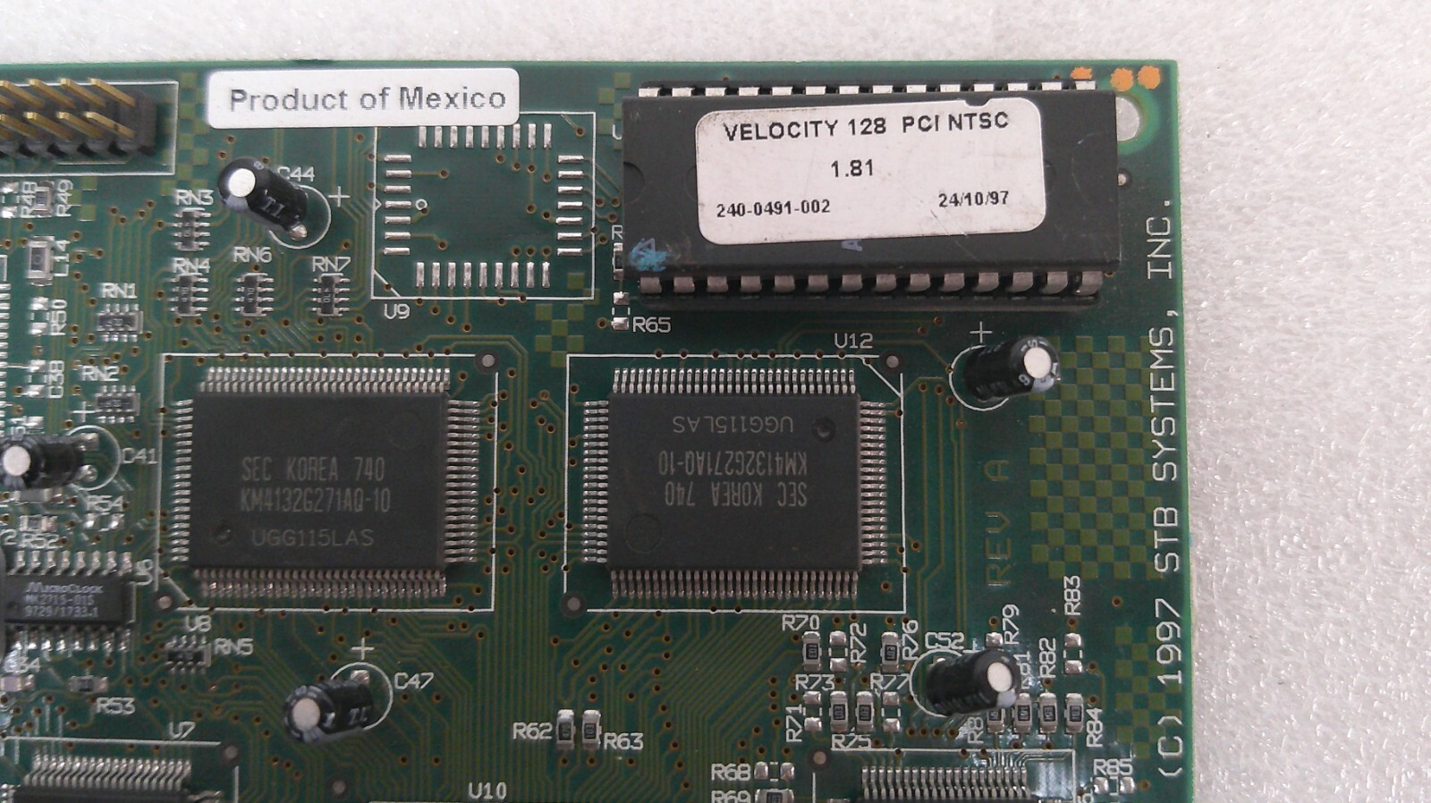 STB Systems Velocity 128 PCI NTSC (240-0274-00x, 1×0-0587-005) PCI Video Card