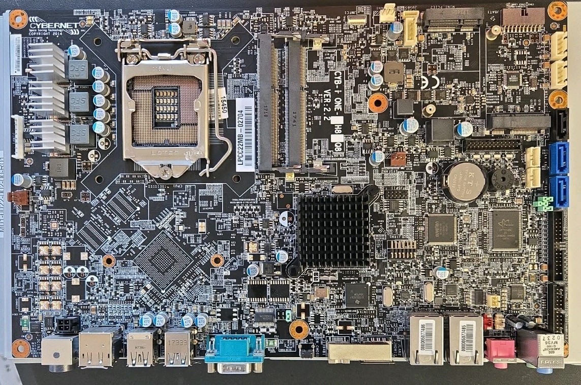 Cybernet AIO PC iOne-C22/T Motherboard Ver: 2.2 LPCC22MB-02704
