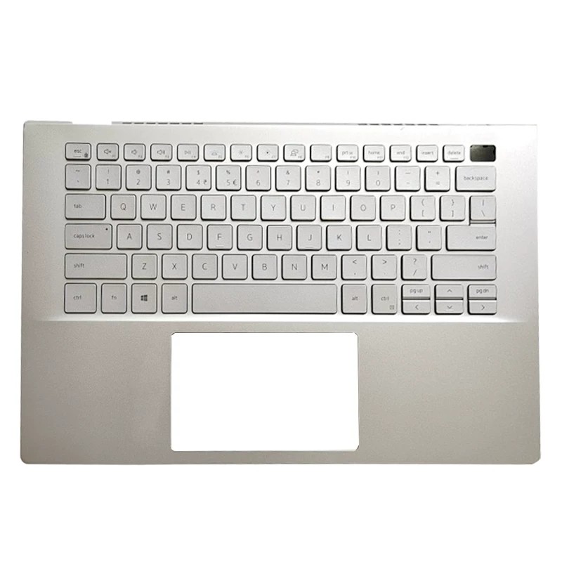 for Dell Inspiron 14 5401 5402 5405 14in Silver palmrest keyboard with backlight