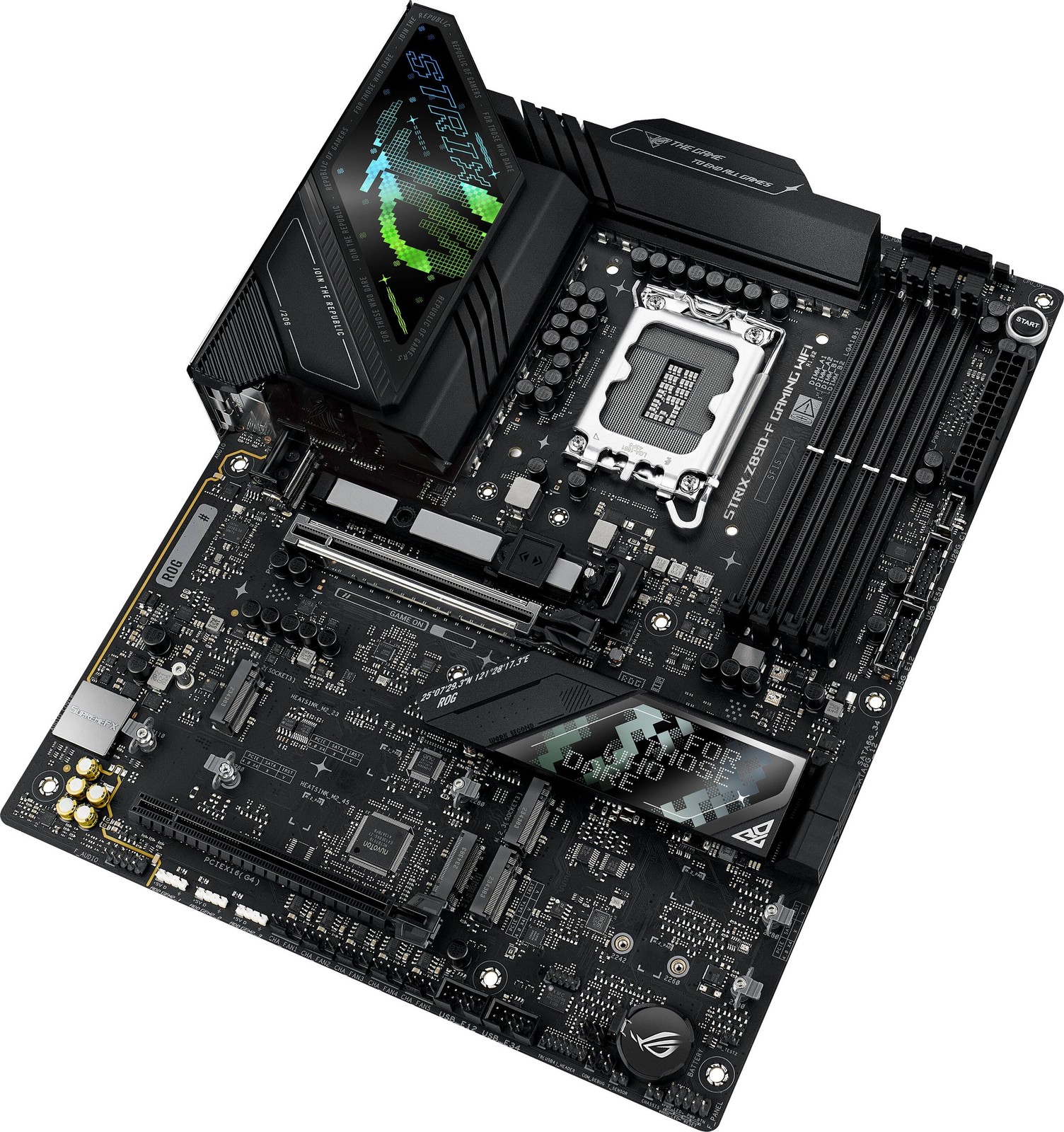 ASUS – ROG STRIX Z890-F GAMING WIFI (Socket LGA 1851) Intel Z890 ATX DDR5 Wi-…