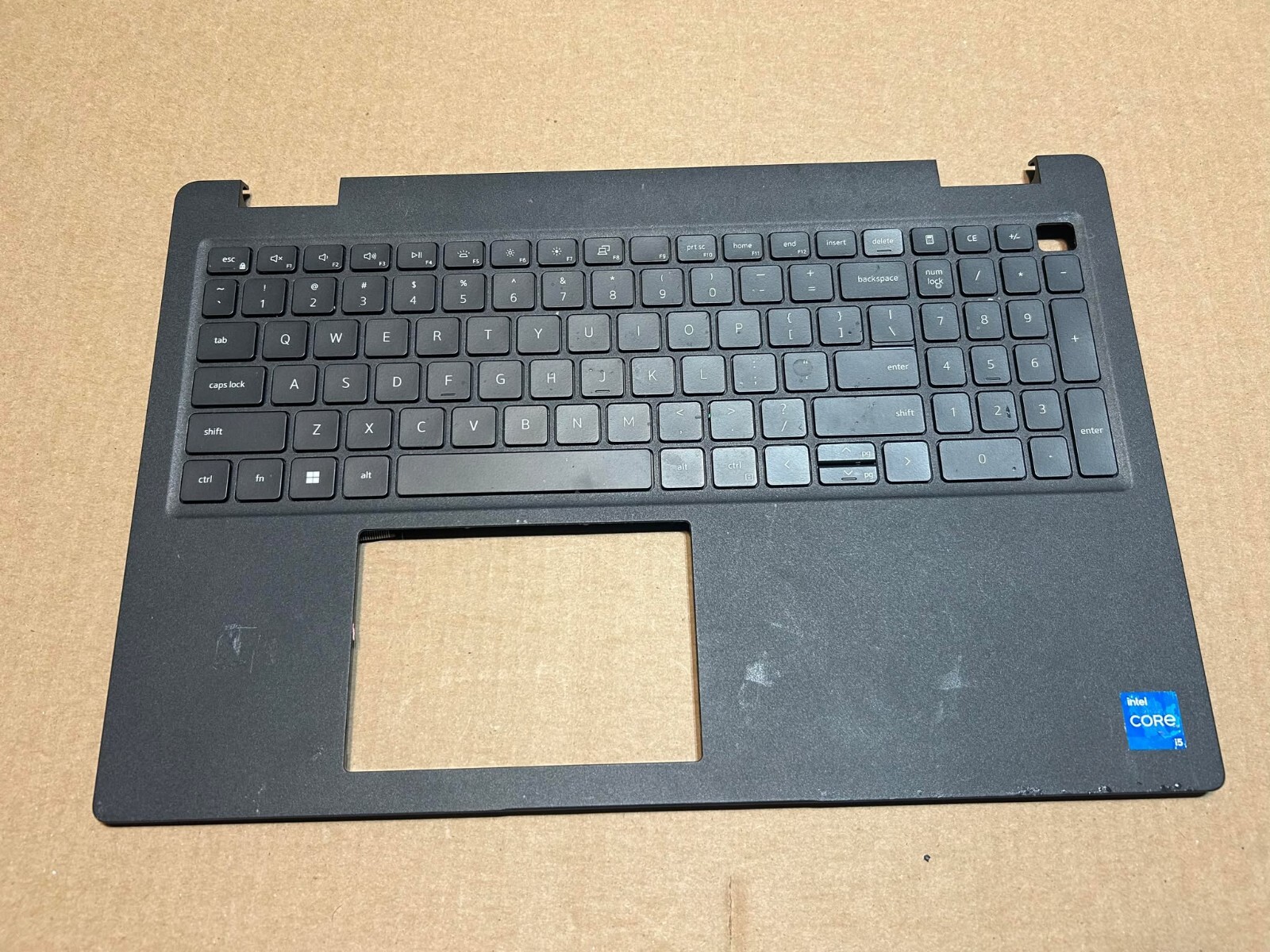 OEM DELL Latitude 3520 Palmrest English US Backlit Keyboard Black 0DJP76 DJP76