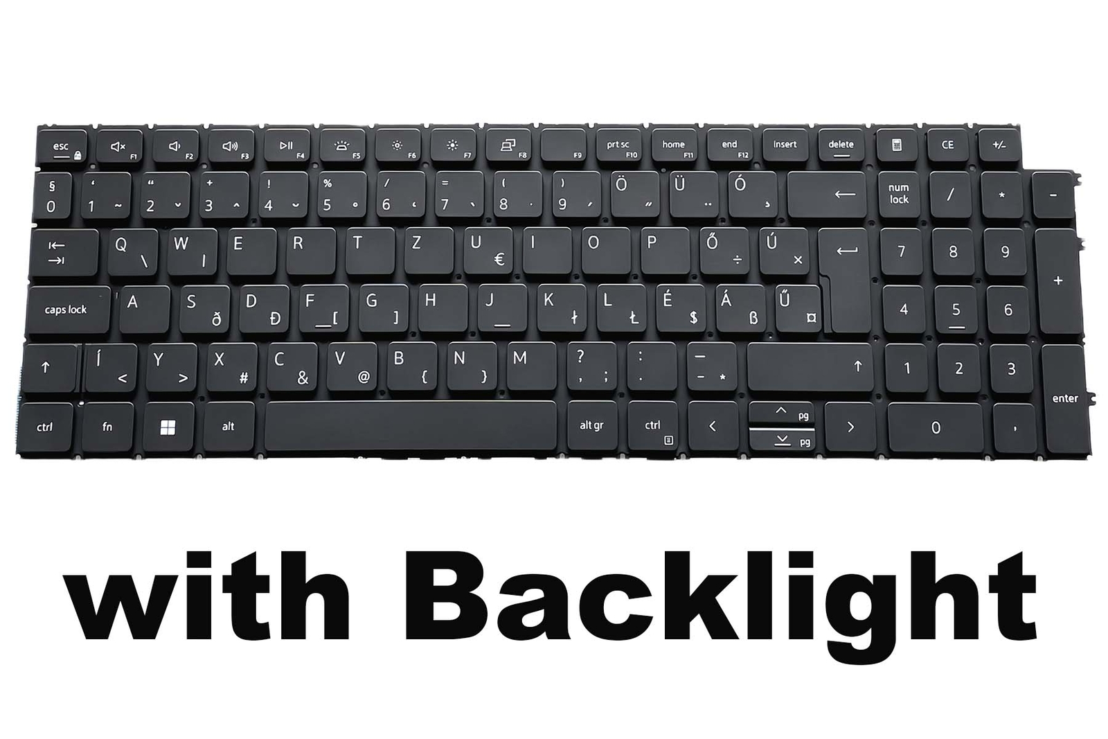 Backlit Hungarian Keyboard for Dell Inspiron 3535 15-3535 5518 15-5518 Magyar HU