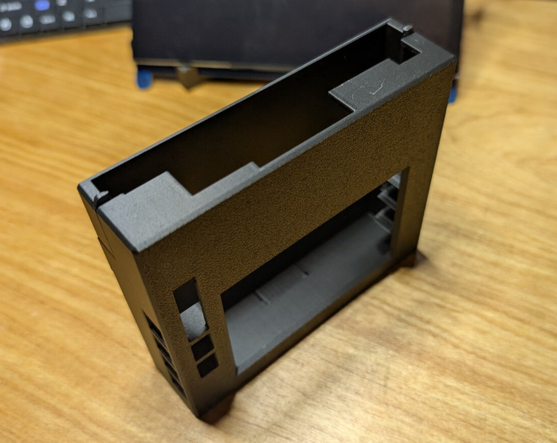 Jetson Orin Nano Rugged Slim Case – Snap-Fit, GPIO/Camera Access, 3D Print 22mm