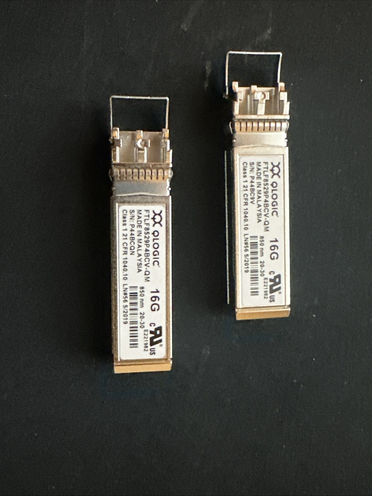0YCVFG YCVFG Dell Qlogic QLE2692 Dual Port 16GB Fibre Channel HBA W/ SFPs