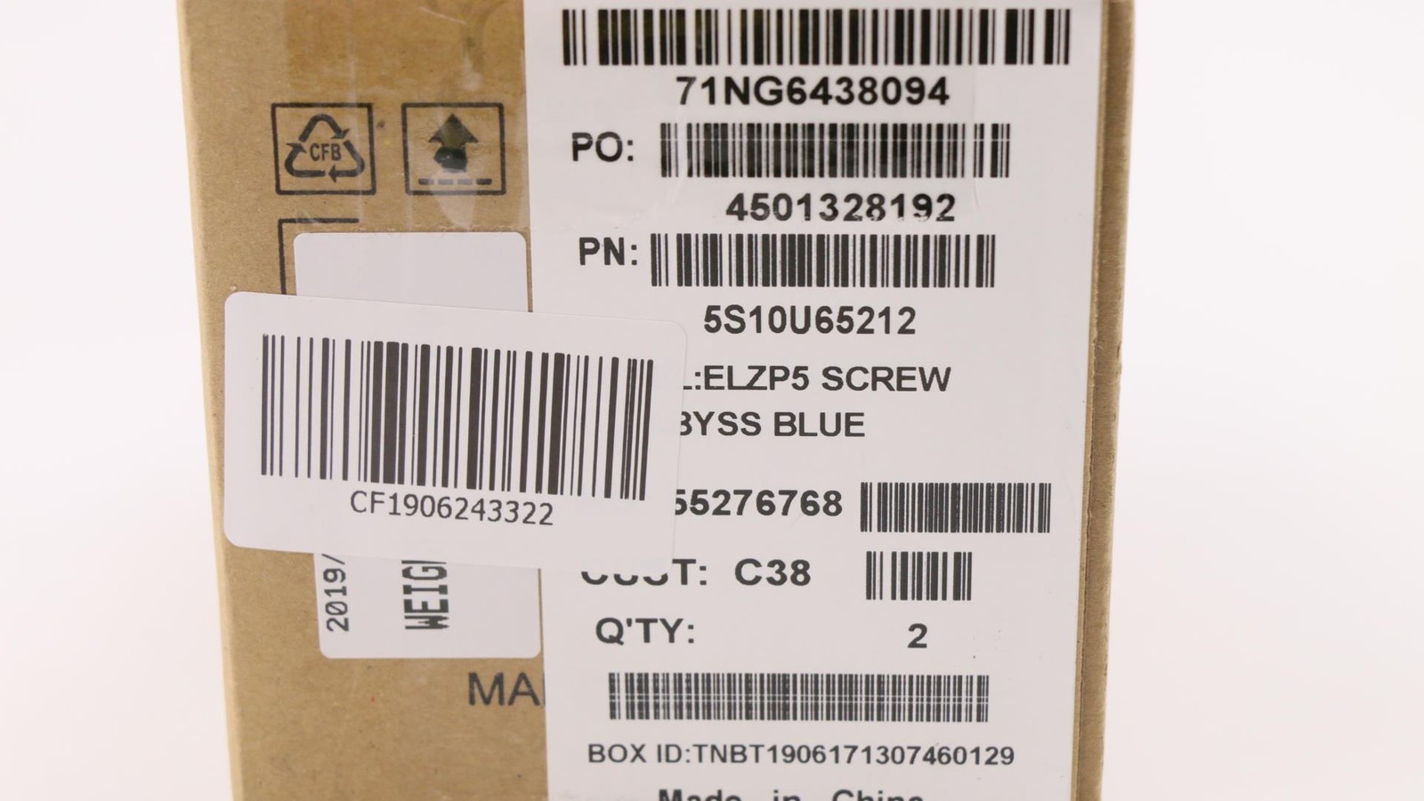 5S10U65212 Screw Kit C 81JS AB-BU