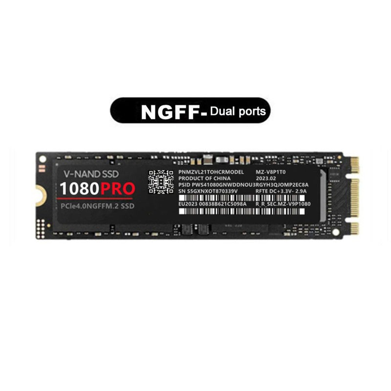 solid-state drive high-speed storage device M2 2280 PCIe 4.0 1080P RO 4TB NVME
