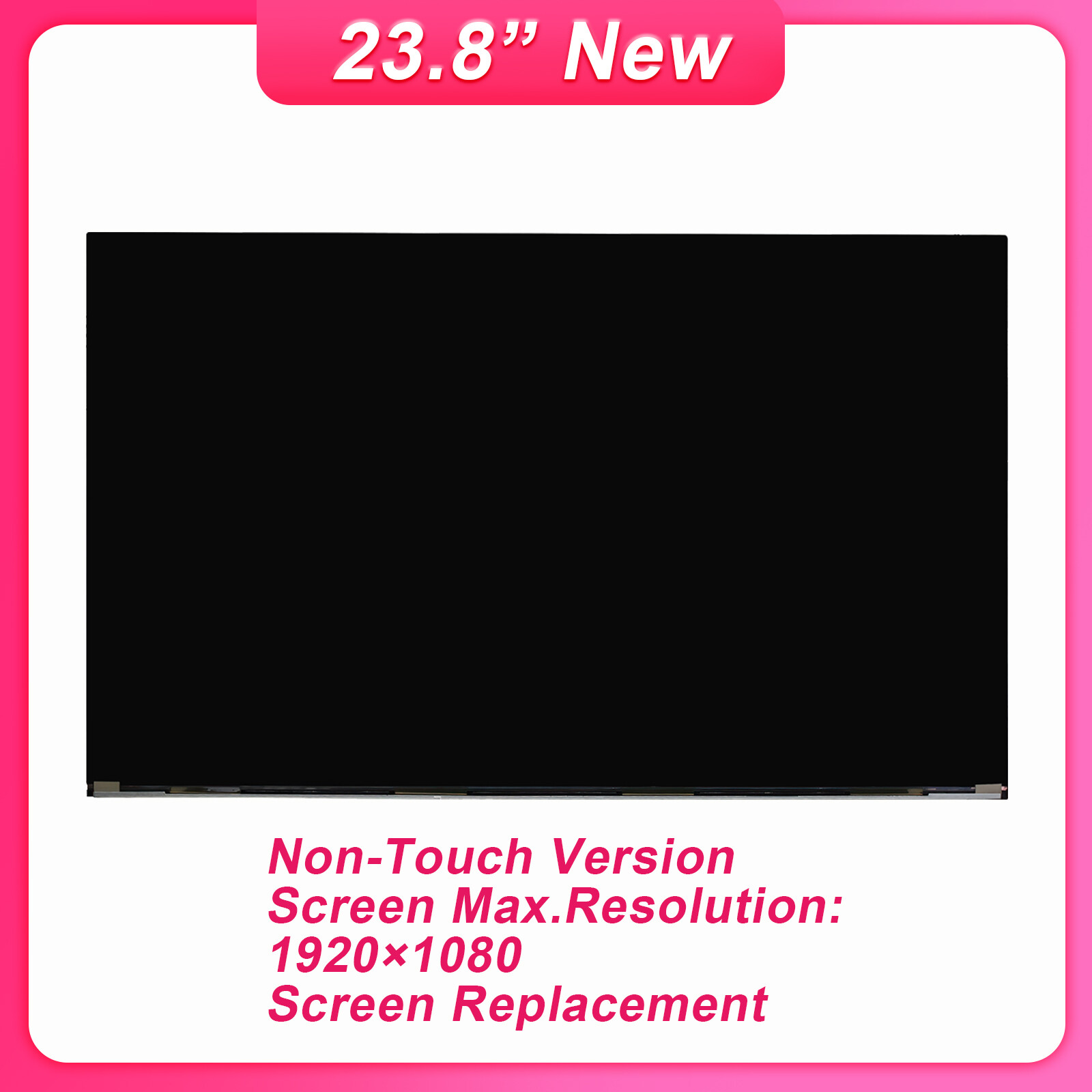 New 23.8″ MV238FHM-N20 MV238FHMN20 FHD LCD Display Screen Non-Touch Replacement