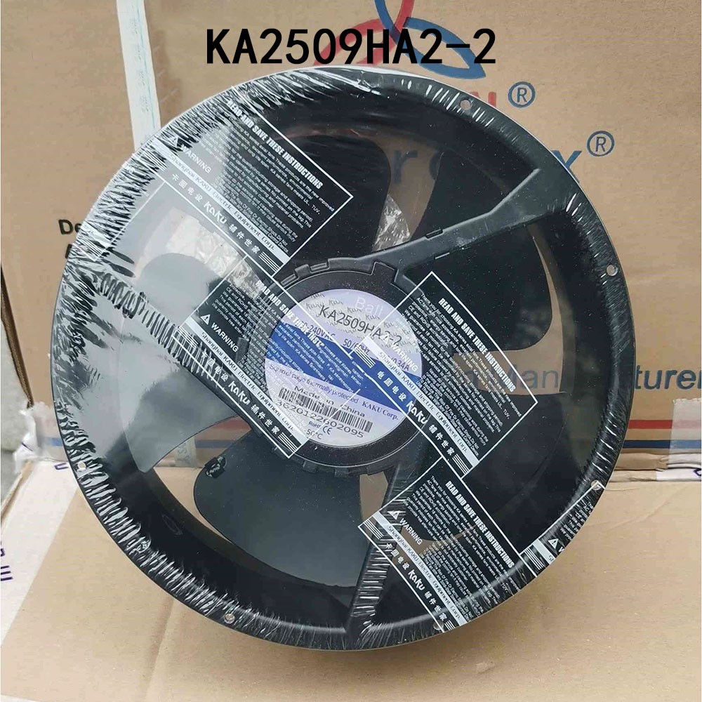 New in box KAKU Axial fan 254*254*89mm KA2509HA2-2 220VAC 0.22/0.28A radiator