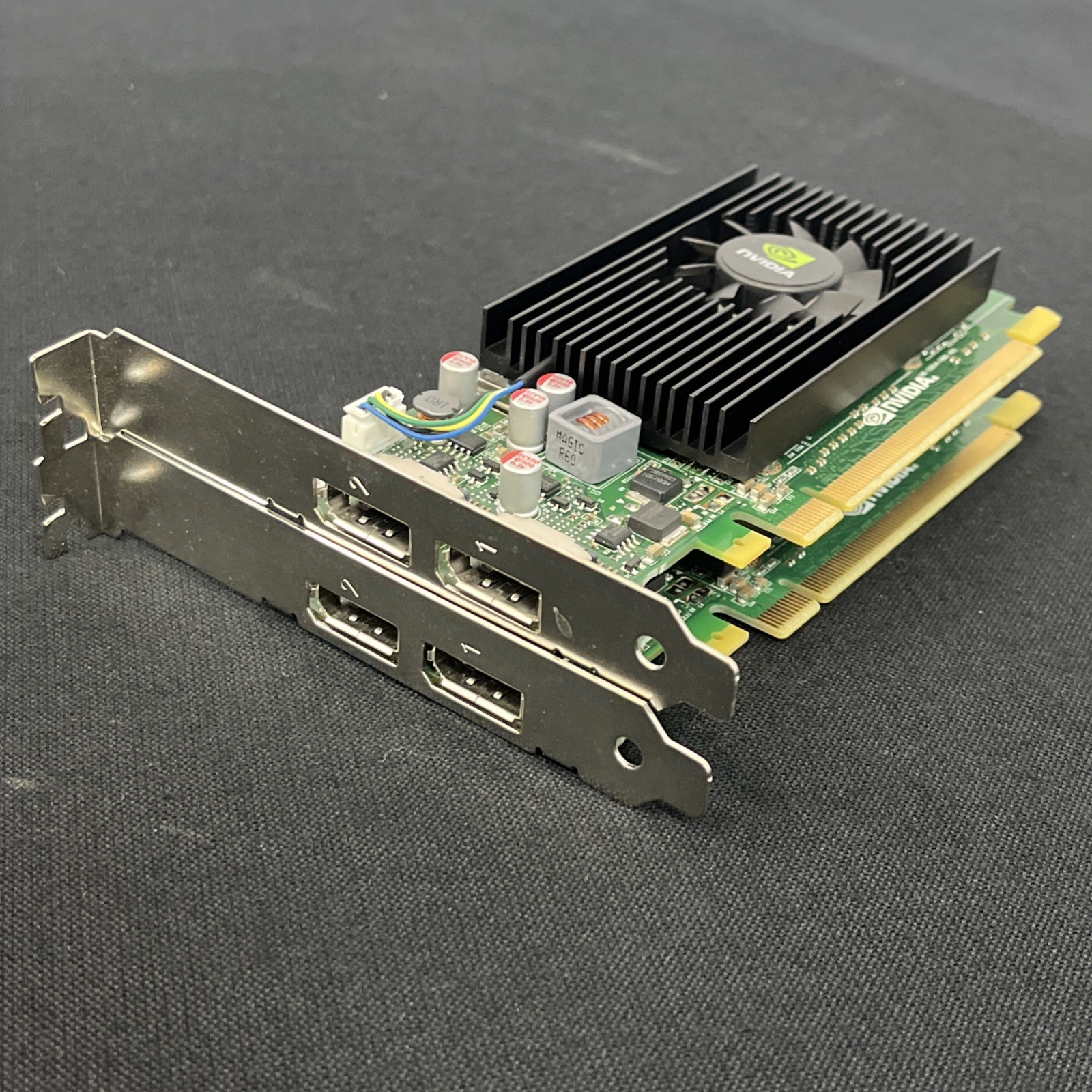 LOT OF 2 – NVIDIA NVS 310 512MB Video Graphics Card – 2x DisplayPort, PCIe 2.0