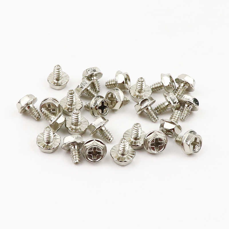 50x For Graphics card Power supply Computer case Screws Flat-head hex