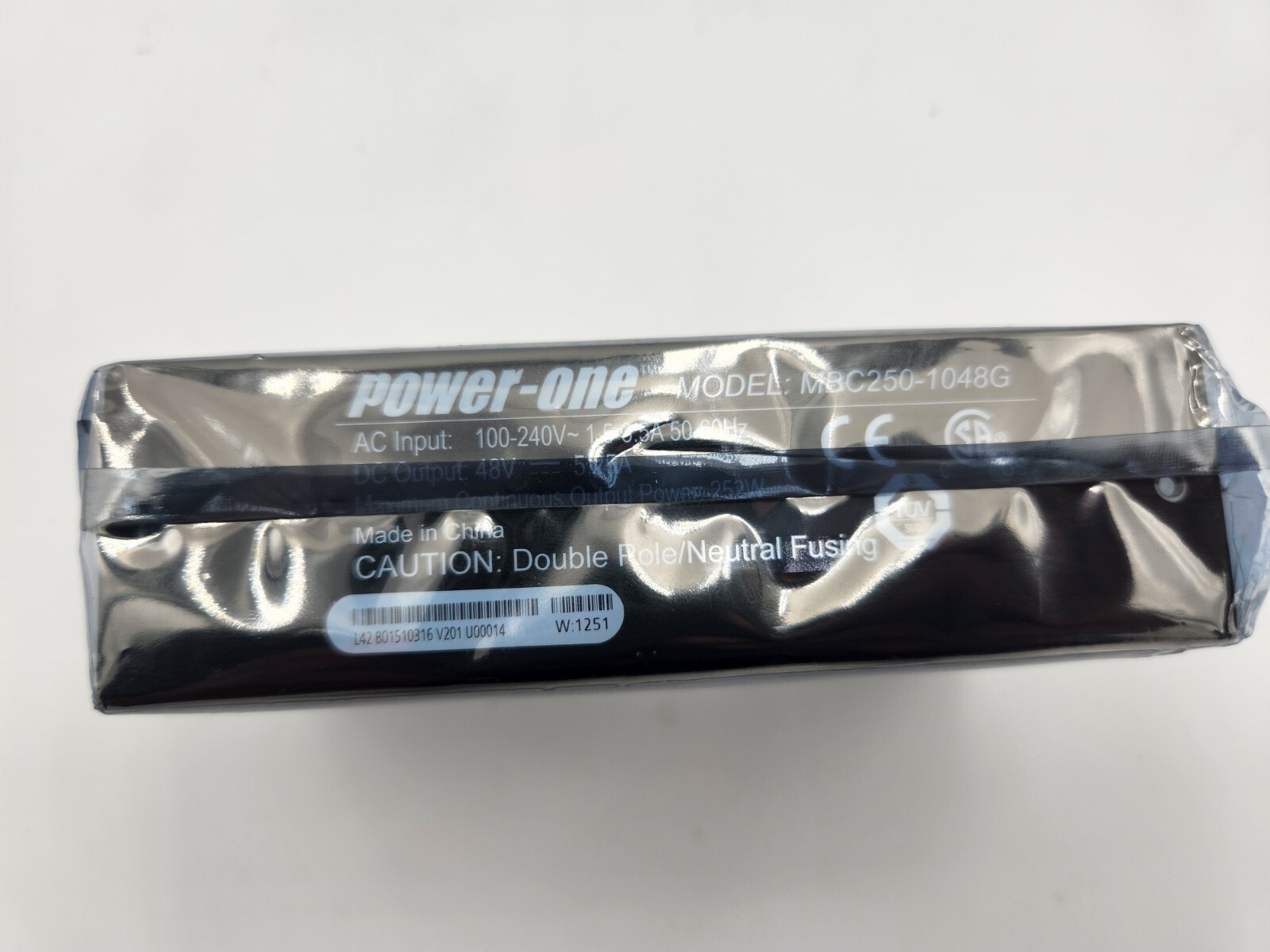 Power-One Power Supply MBC250-1048G AC/DC CONVERTER 48V 252W Open Frame