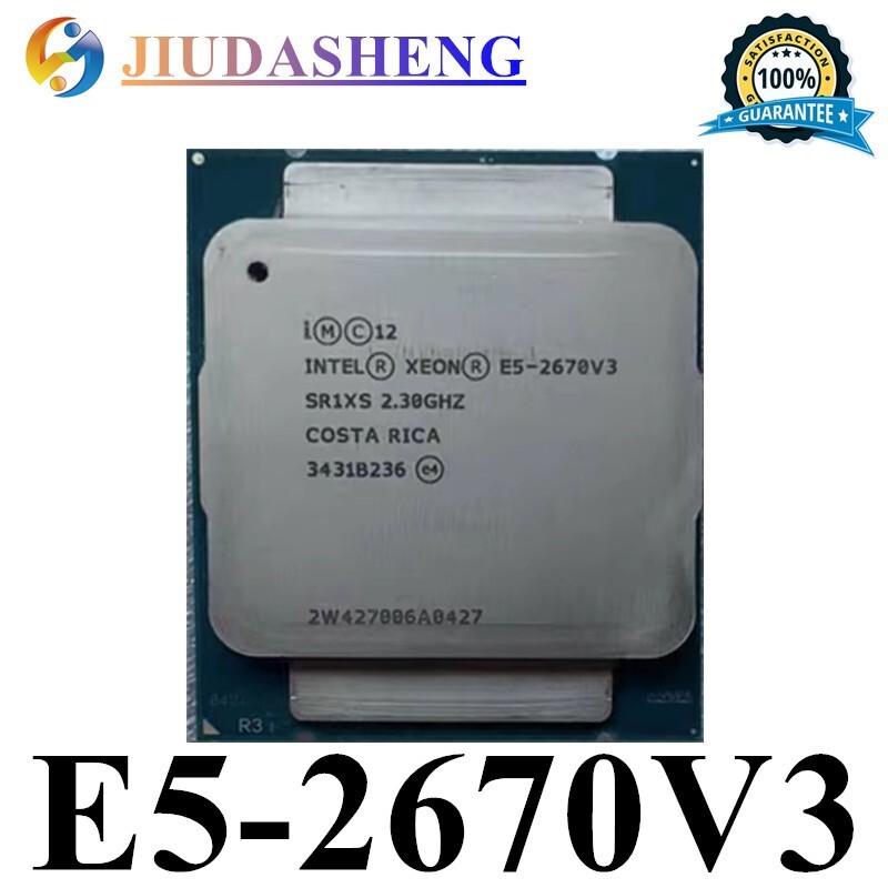 Intel Xeon E5-2670 V3 2.30 GHz 12 Cores 24 Threads LGA 2011-3 CPU Processor 150W