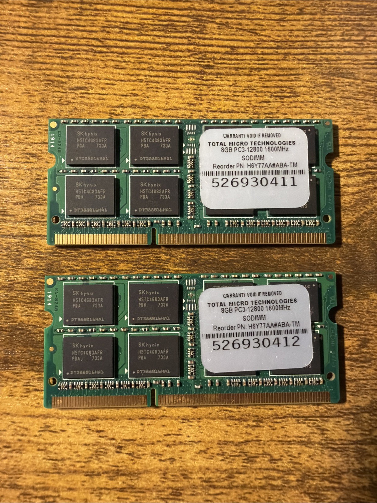 Total Micro Technology 8GB PC3-12800 (DDR3-1600) Memory (KCP3L16SD8/8)