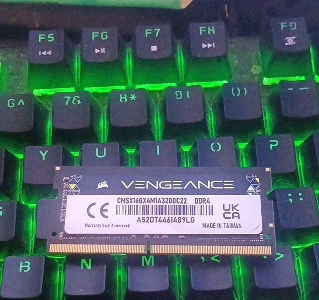 Corsair Vengeance 16GB DDR4-3200 PC4-25600 SO-DIMM 1x16GB Non-ECC MPN