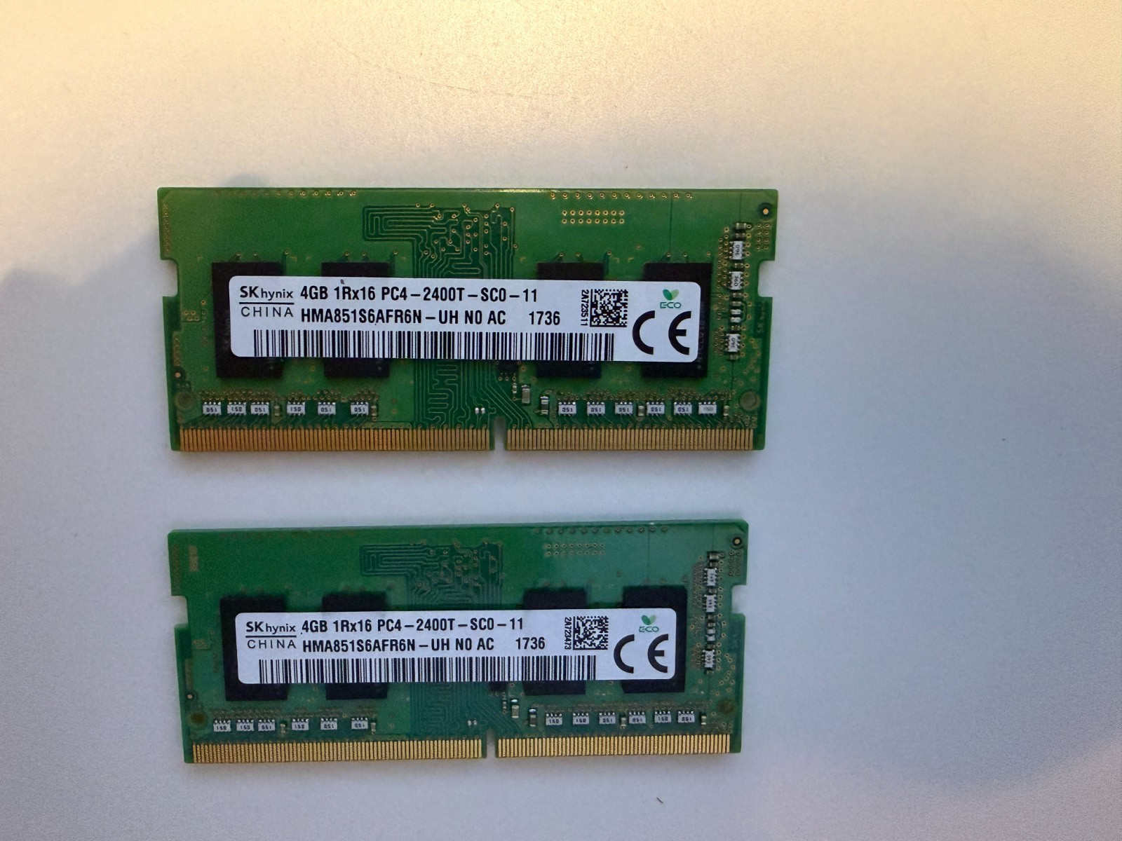 SKhynix HMA851S6AFR6N-UH N0 AC 4GB x 2 – 8GB DDR4 2400MHz SODIMM 260 Pins