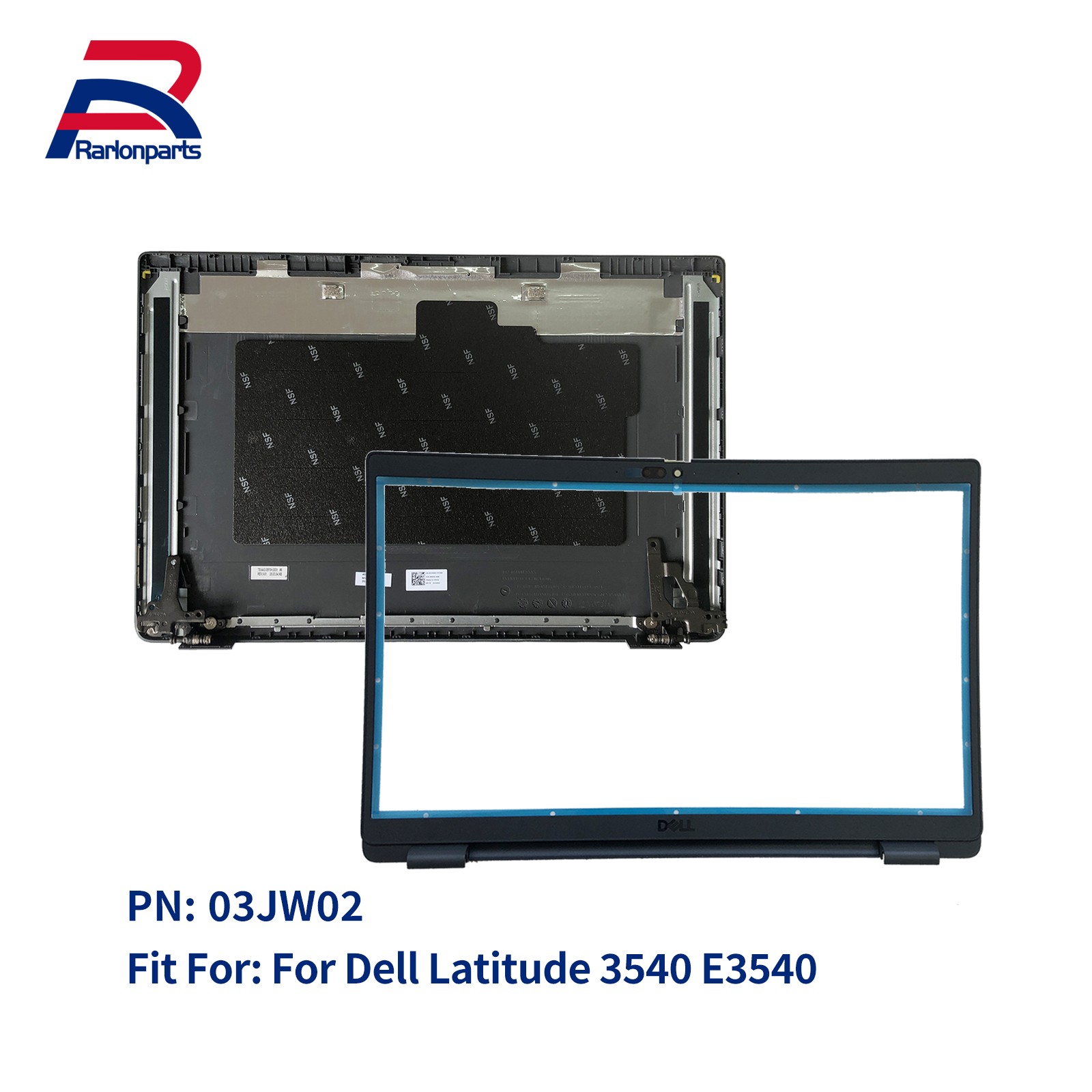 For Dell Latitude 3540 3550 LCD Back Cover/ Bezel/ Hinges /Palmrest Keyboard US
