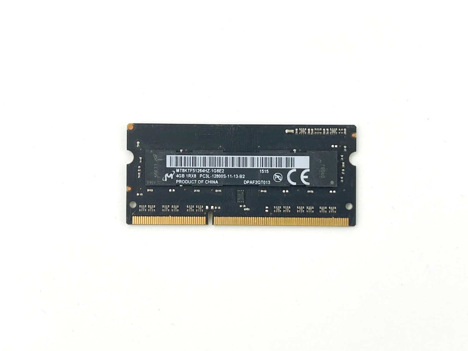 8GB (2x4GB) Micron MT8KTF51264HZ 1Rx8 PC3L-12800S DDR3 1600MHz SODIMM RAM Memory