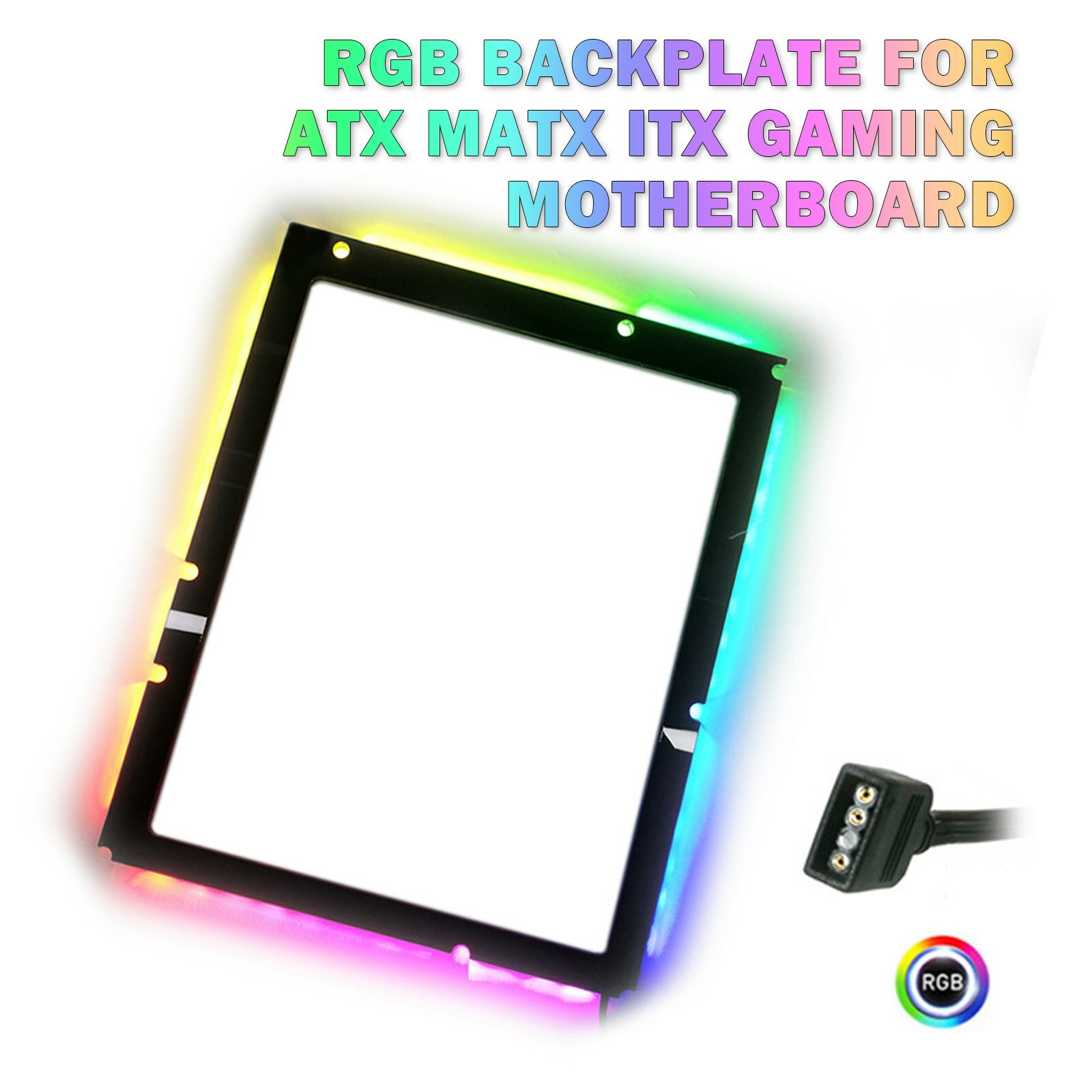 RGB BackLight panel For ATX MATX ITX Gaming Motherboard Aura Sync Decor Light