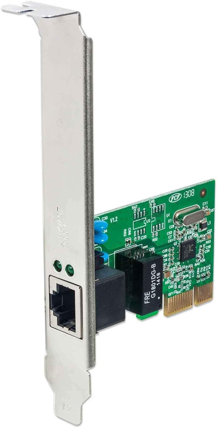 Intellinet Gigabit PCI Express Network Card, 10/100/1000 Mbps PCI Express RJ45 E