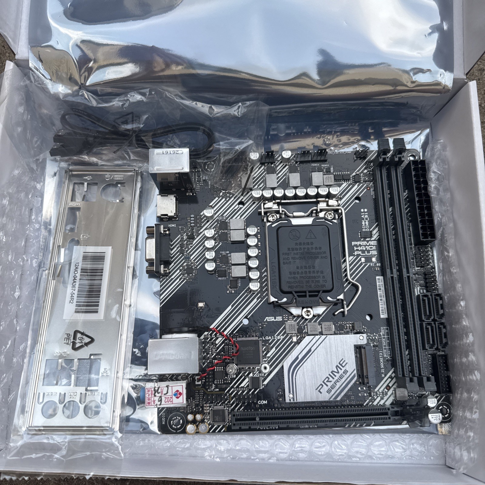 Asus Prime H410I-plus LGA1151 10th Gen Intel H310 Mini- ITX Motherboard